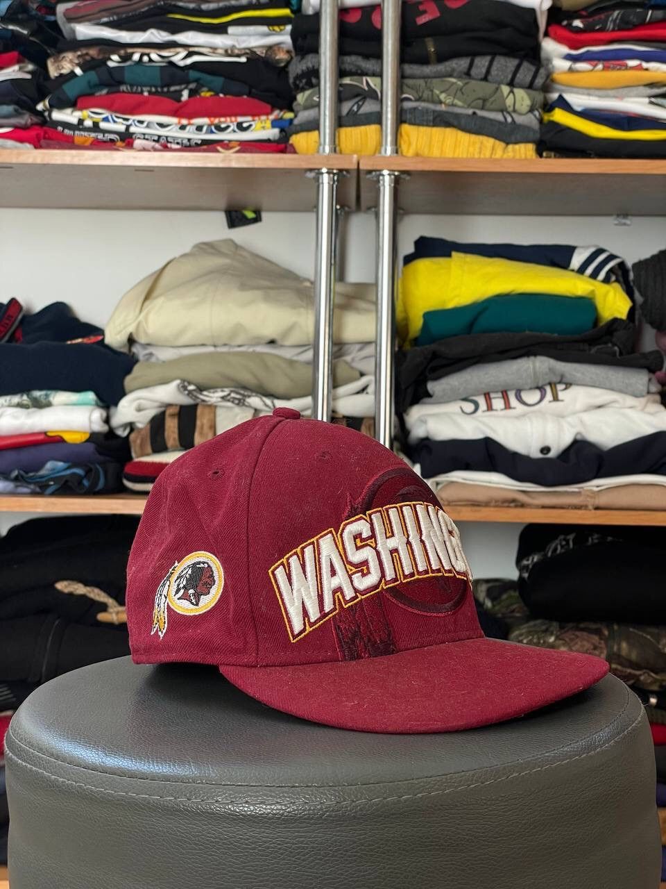 NFL × Vintage Vintage Washington Redskins Logo Cap Hat Snapback Size ONE SIZE - 1 Thumbnail