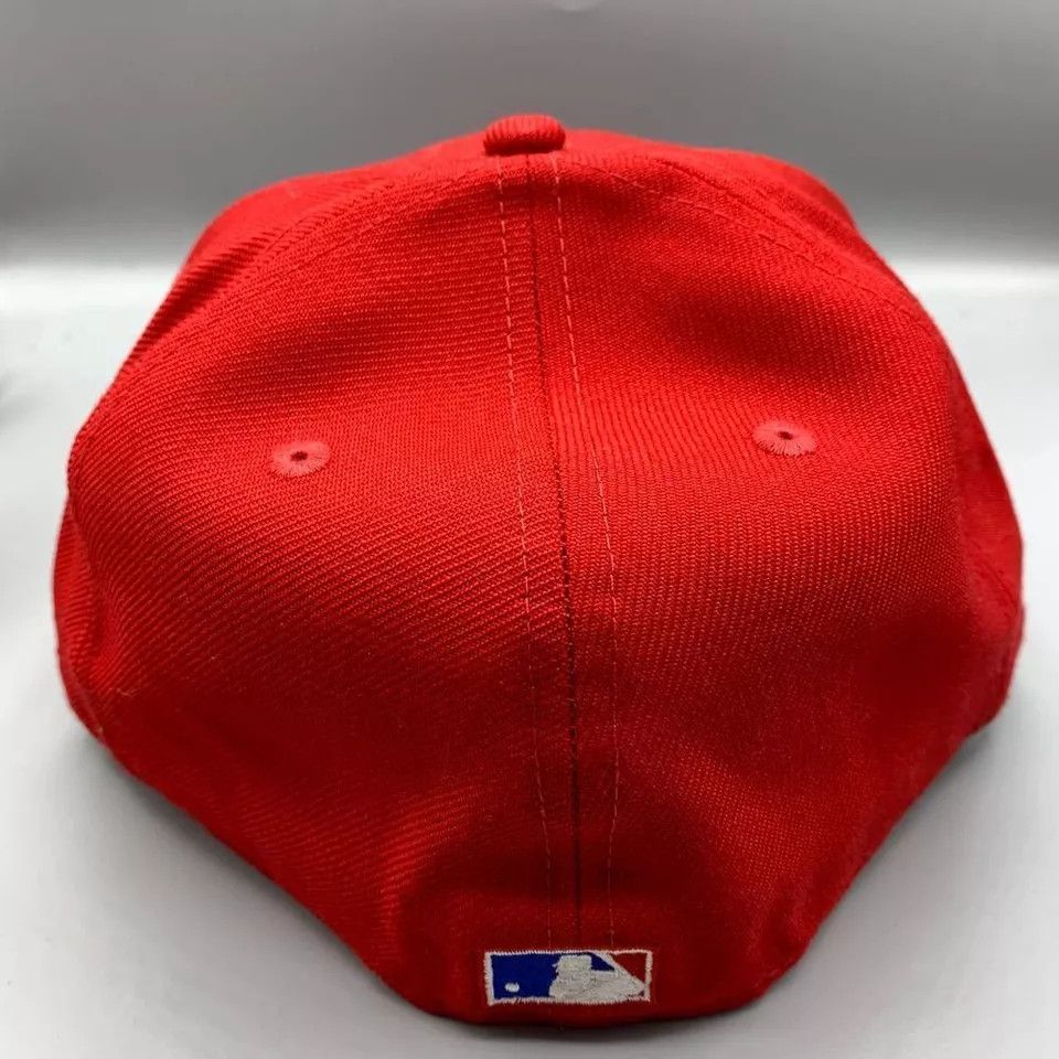 New Era Philadelphia Phillies Hat Men 7 1/2 59Fifty New Era Fitted Size ONE SIZE - 4 Thumbnail