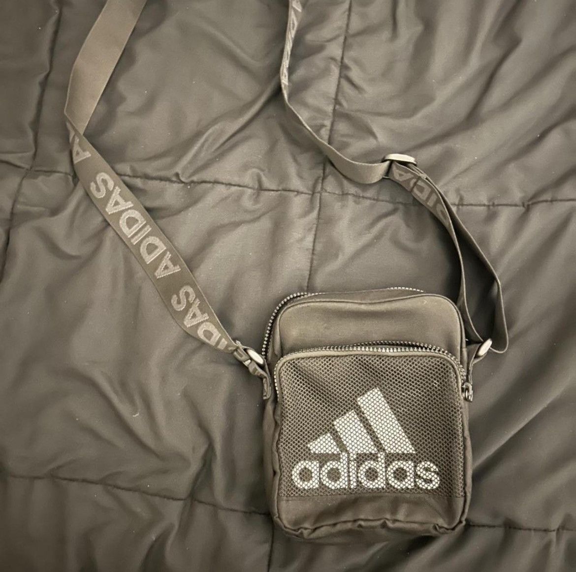 Adidas Adidas Festival Crossbody Bag - Black/White Logo Size ONE SIZE - 1 Thumbnail