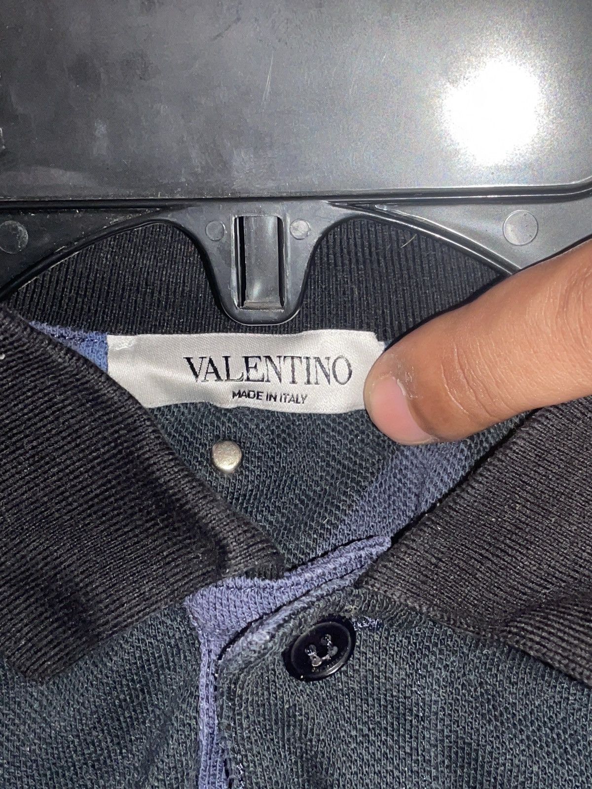 Valentino Valentino blue camo polo Size US L / EU 52-54 / 3 - 2 Thumbnail