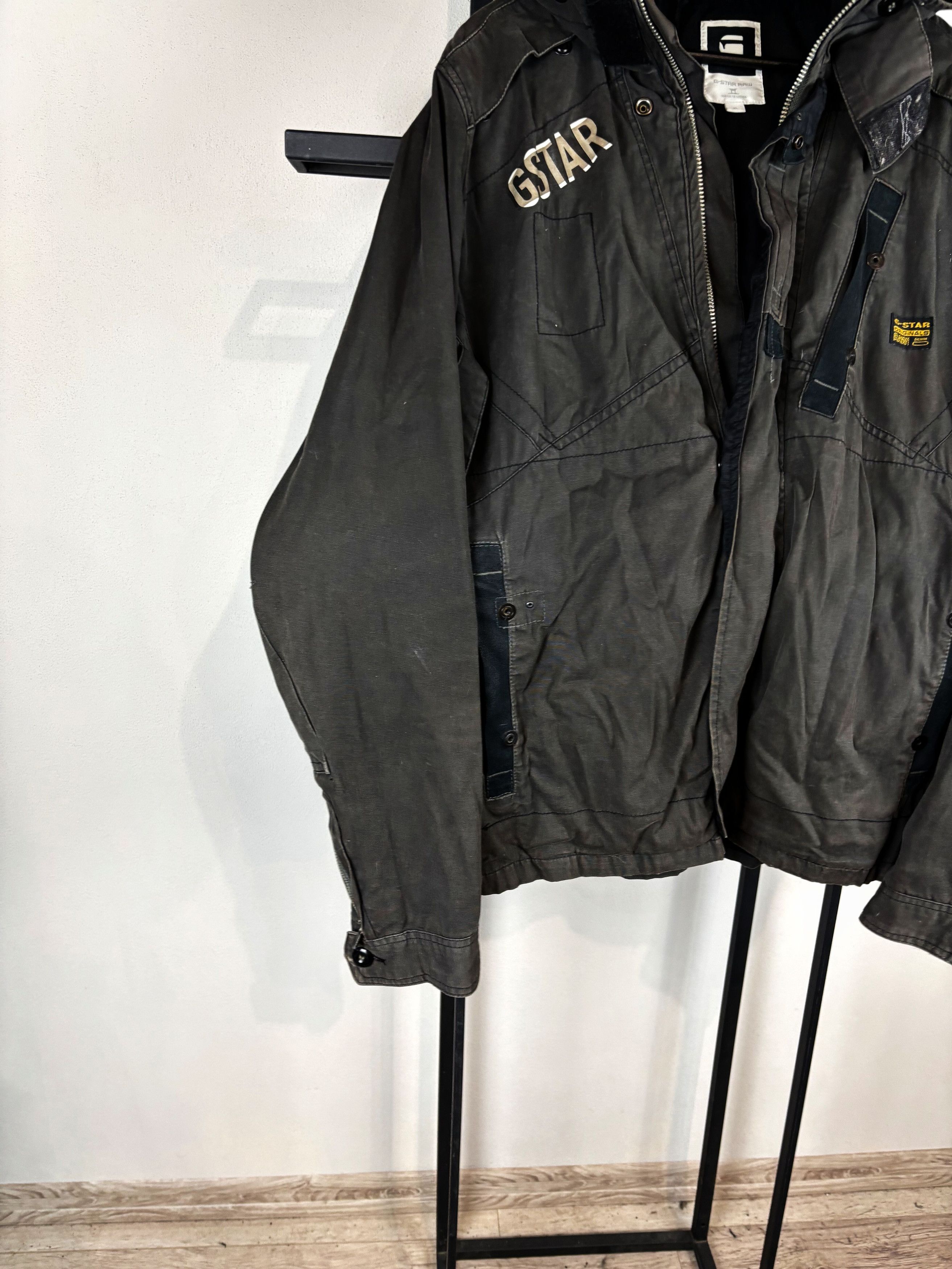G-Star G Star Raw Hooded Jacket Military Techwear Y2K Streetwear Size US L / EU 52-54 / 3 - 2 Thumbnail