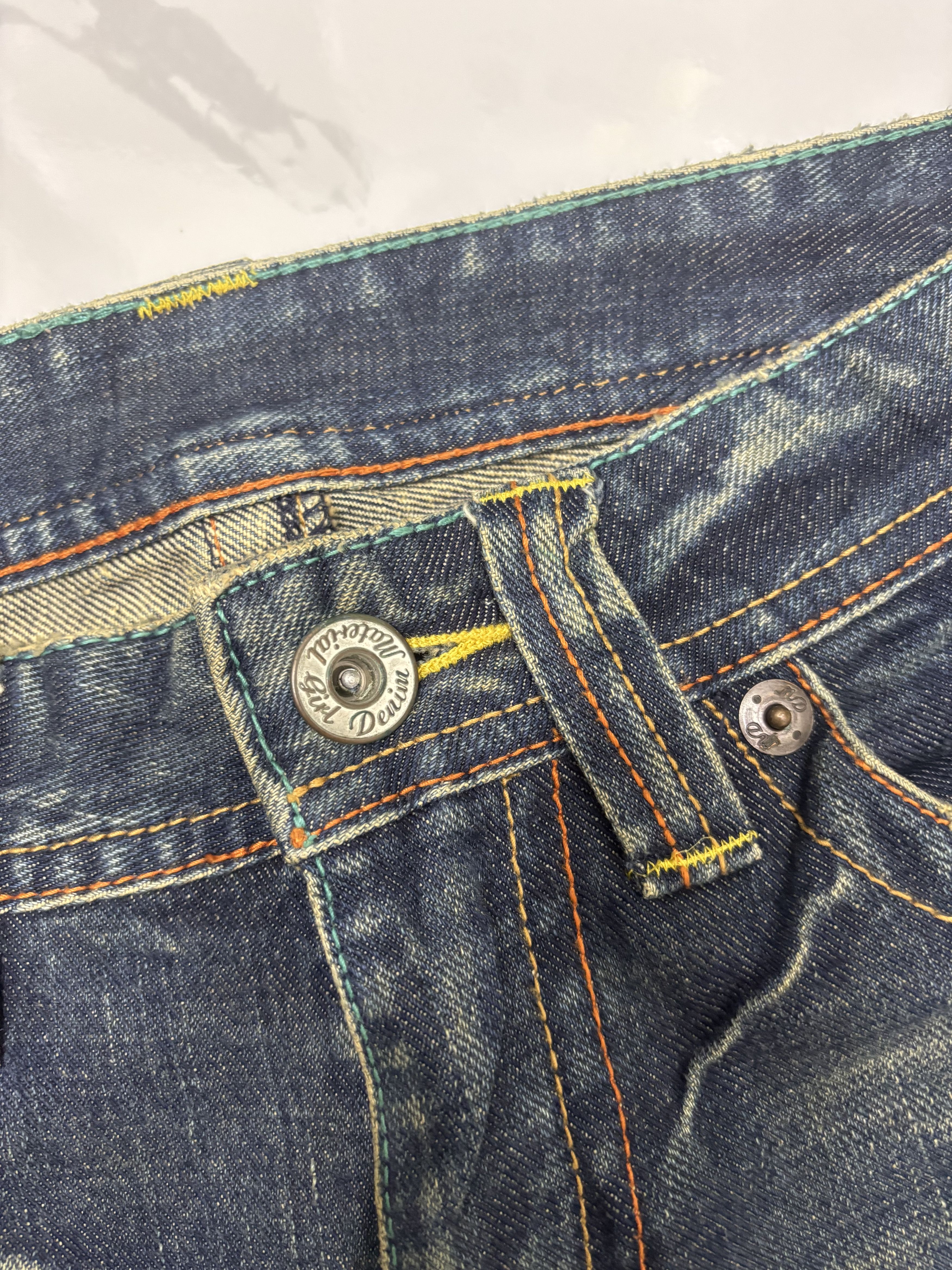 Hysteric Glamour Vintage Material Girl MTRL Flared Bootcut Denim Jeans Size 28" / US 6 / IT 42 - 10 Thumbnail