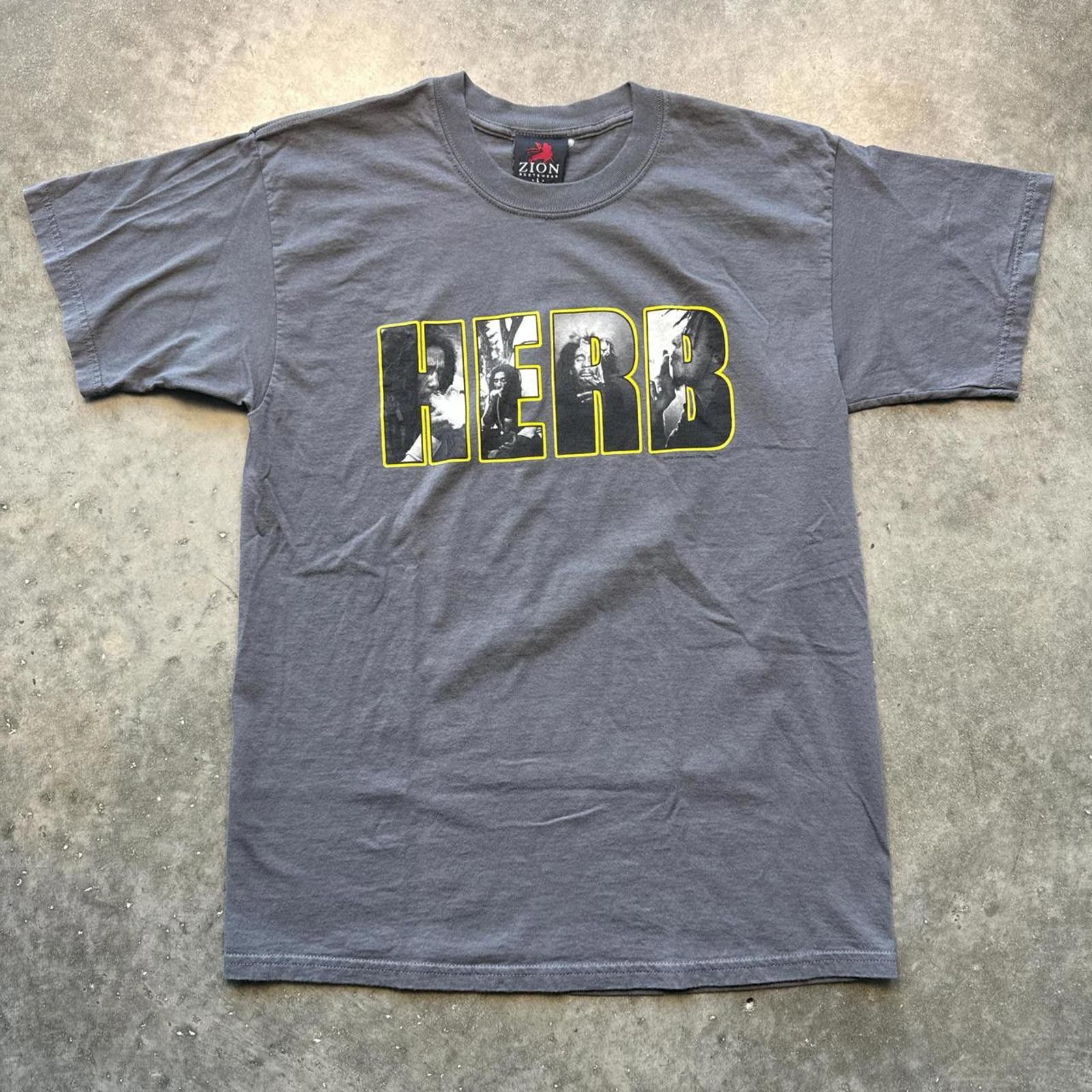Other Herb Vintage 2000's Grey Zion Graphic T-Shirt Size US L / EU 52-54 / 3 - 1 Thumbnail