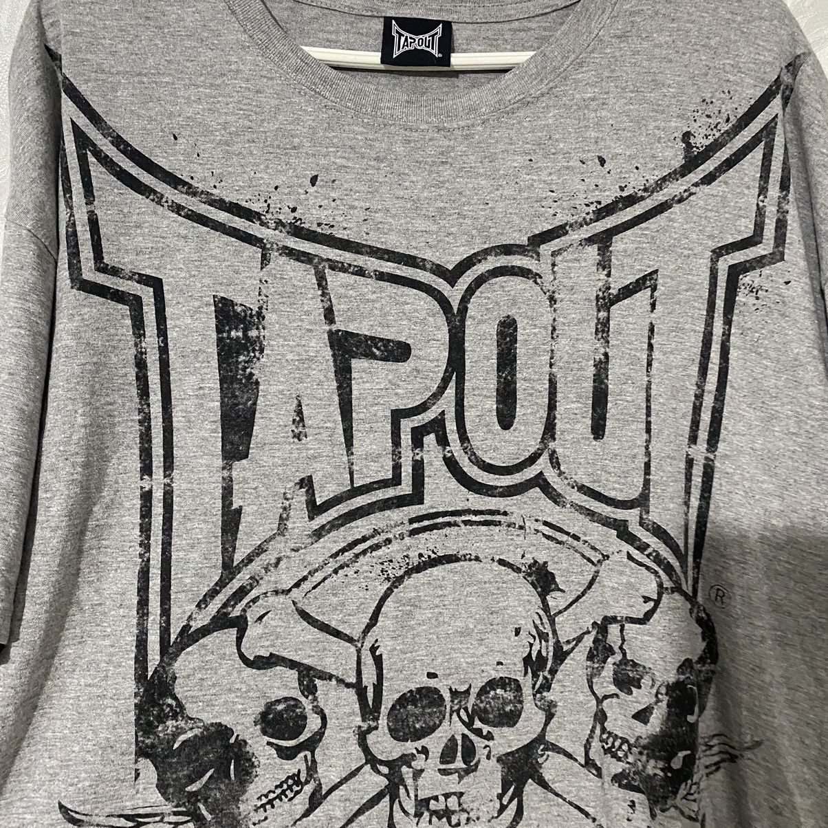 Vintage RARE Crazy Vintage Tapout T-Shirt Overprint Big Logo Y2K Size US XL / EU 56 / 4 - 3 Thumbnail