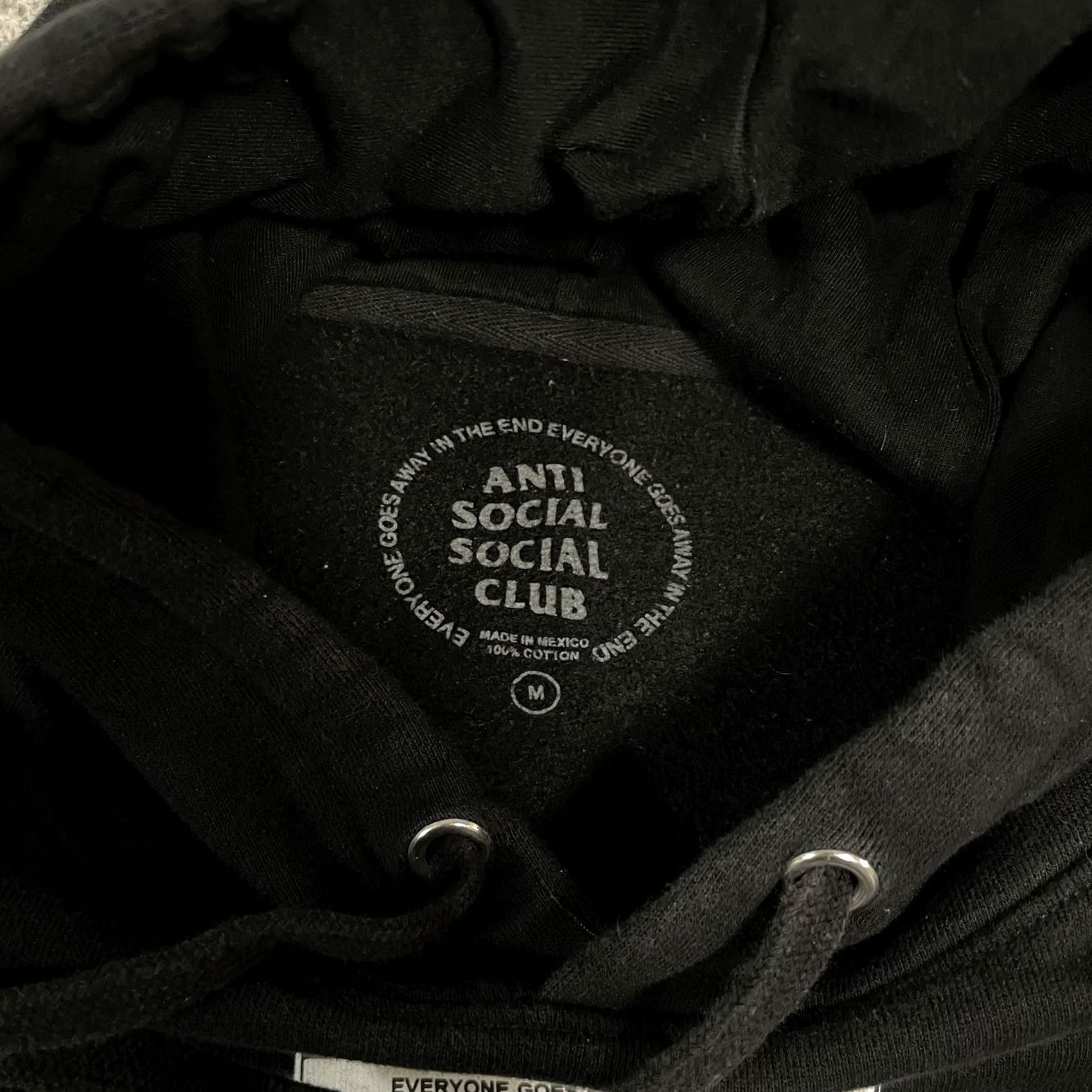 Anti Social Social Club Anti Social Social Club Hoodie Men M Black Graphic Print Logo Hooded Pullover Sweatshirt ASSC Logo Size US M / EU 48-50 / 2 - 2 Thumbnail