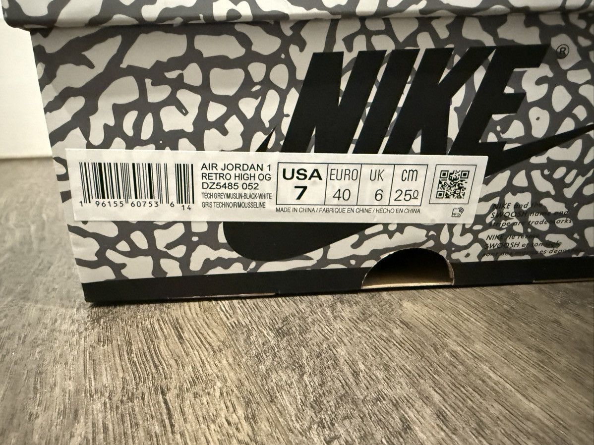 Jordan Brand × Nike Jordan 1 Retro High - White Cement Size US 7 / EU 40 - 6 Thumbnail