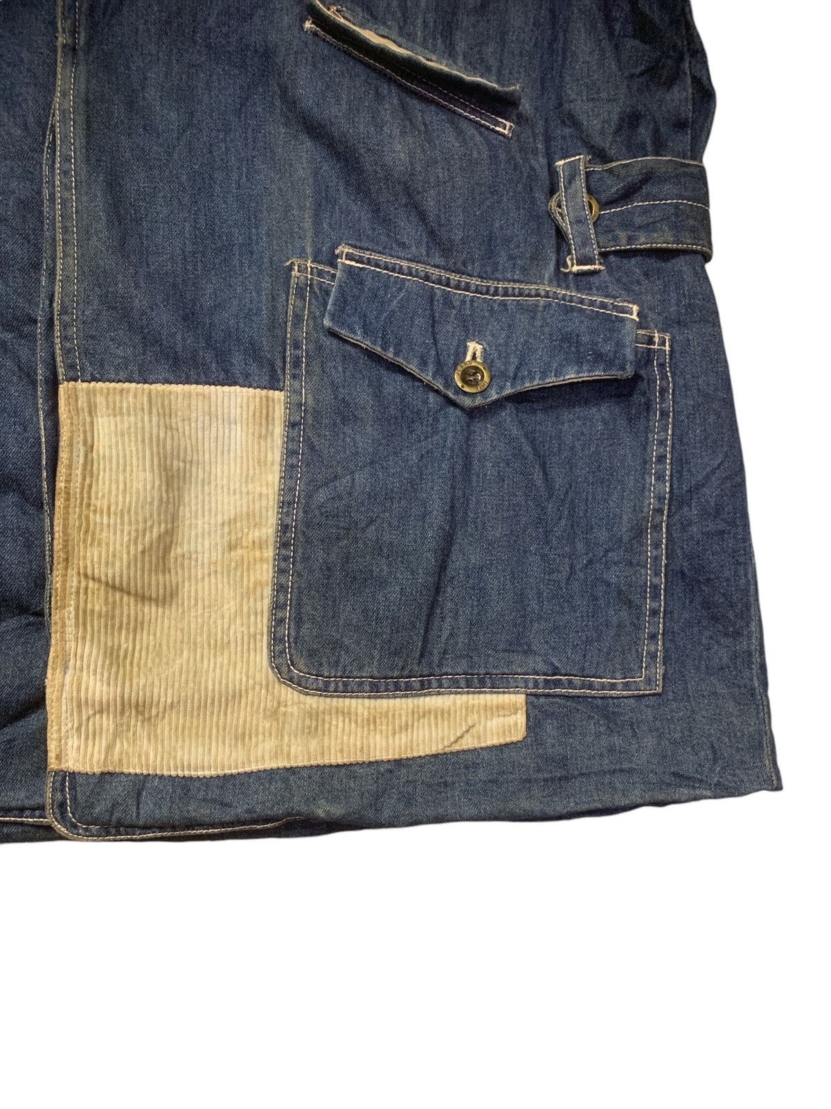 Japanese Brand Rare Design Samdo Denim Jackets Size XL / US 12-14 / IT 48-50 - 7 Thumbnail
