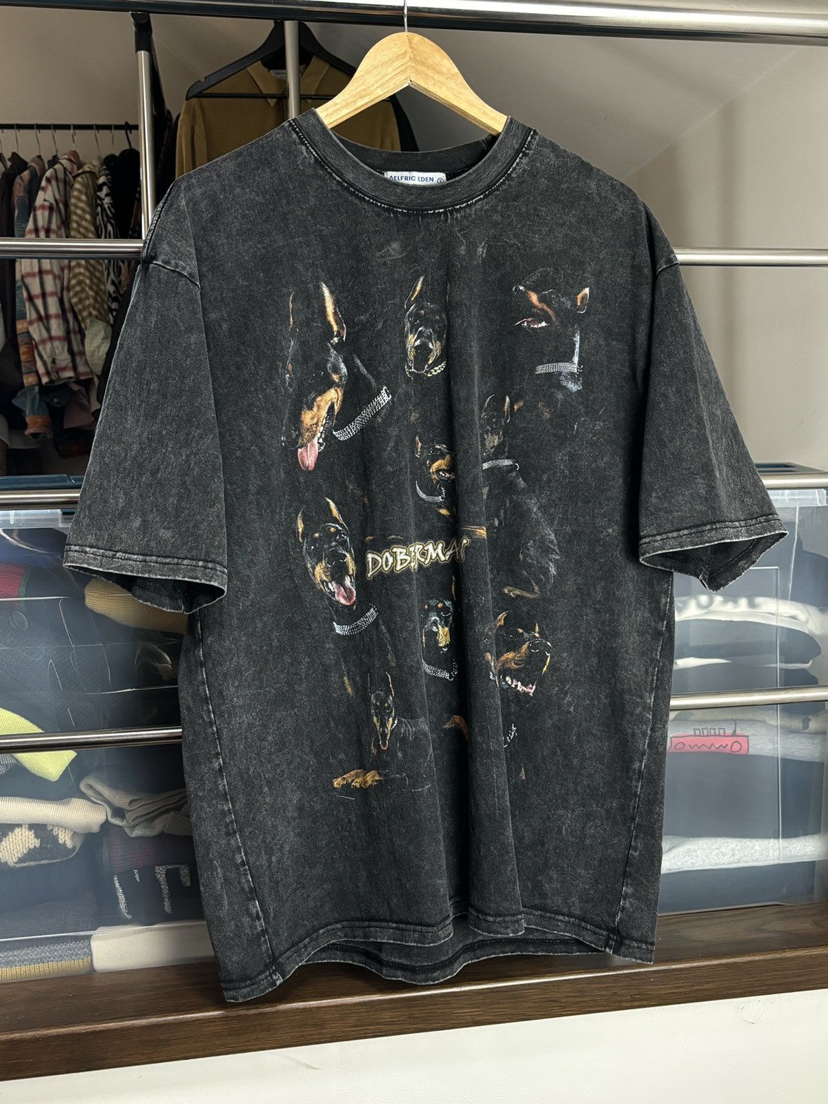 Japanese Brand Streetwear Boxy Oversized Doberman Tee Size US S / EU 44-46 / 1 - 2 Thumbnail