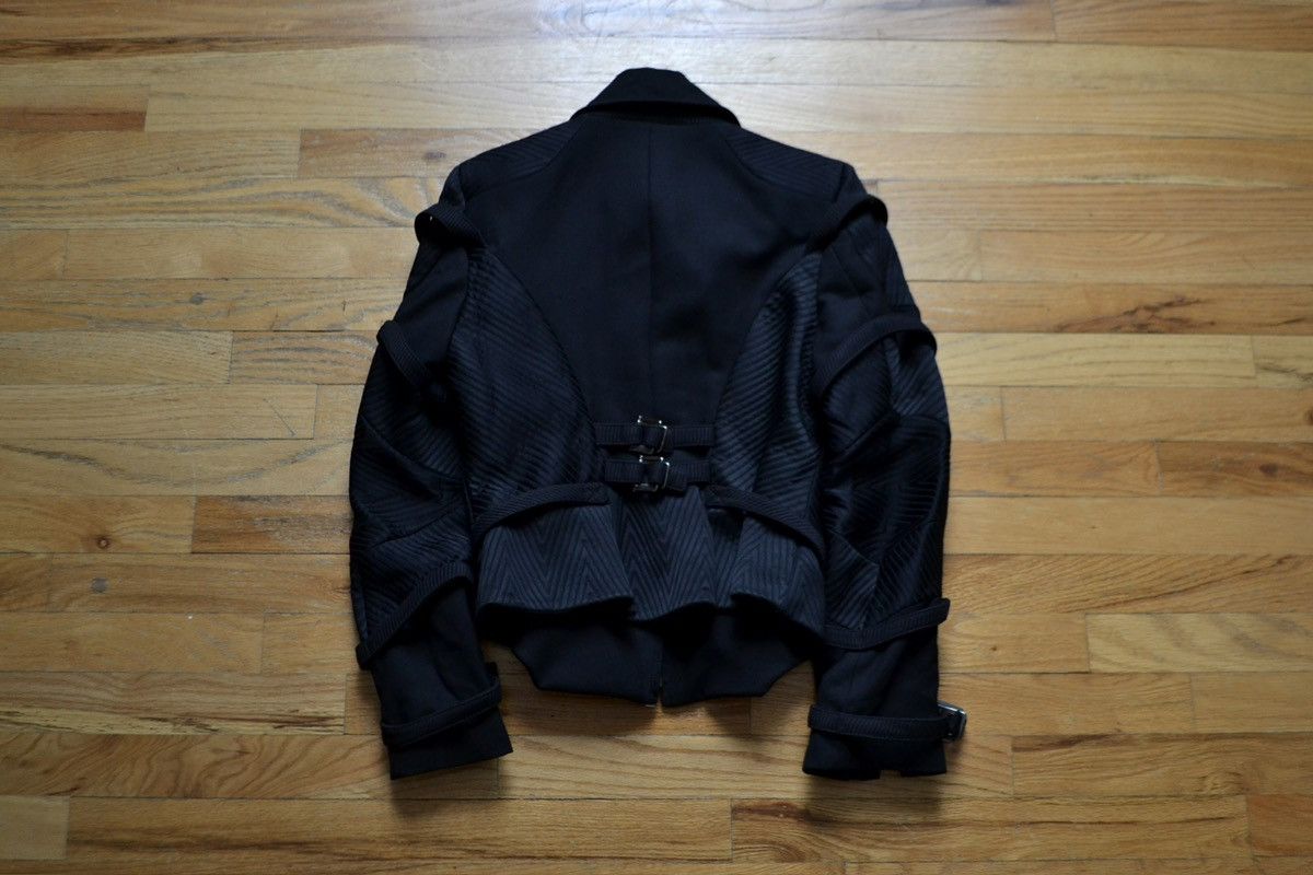 Versace FW2003 Bondage Moto Biker Jacket Size M / US 6-8 / IT 42-44 - 7 Thumbnail