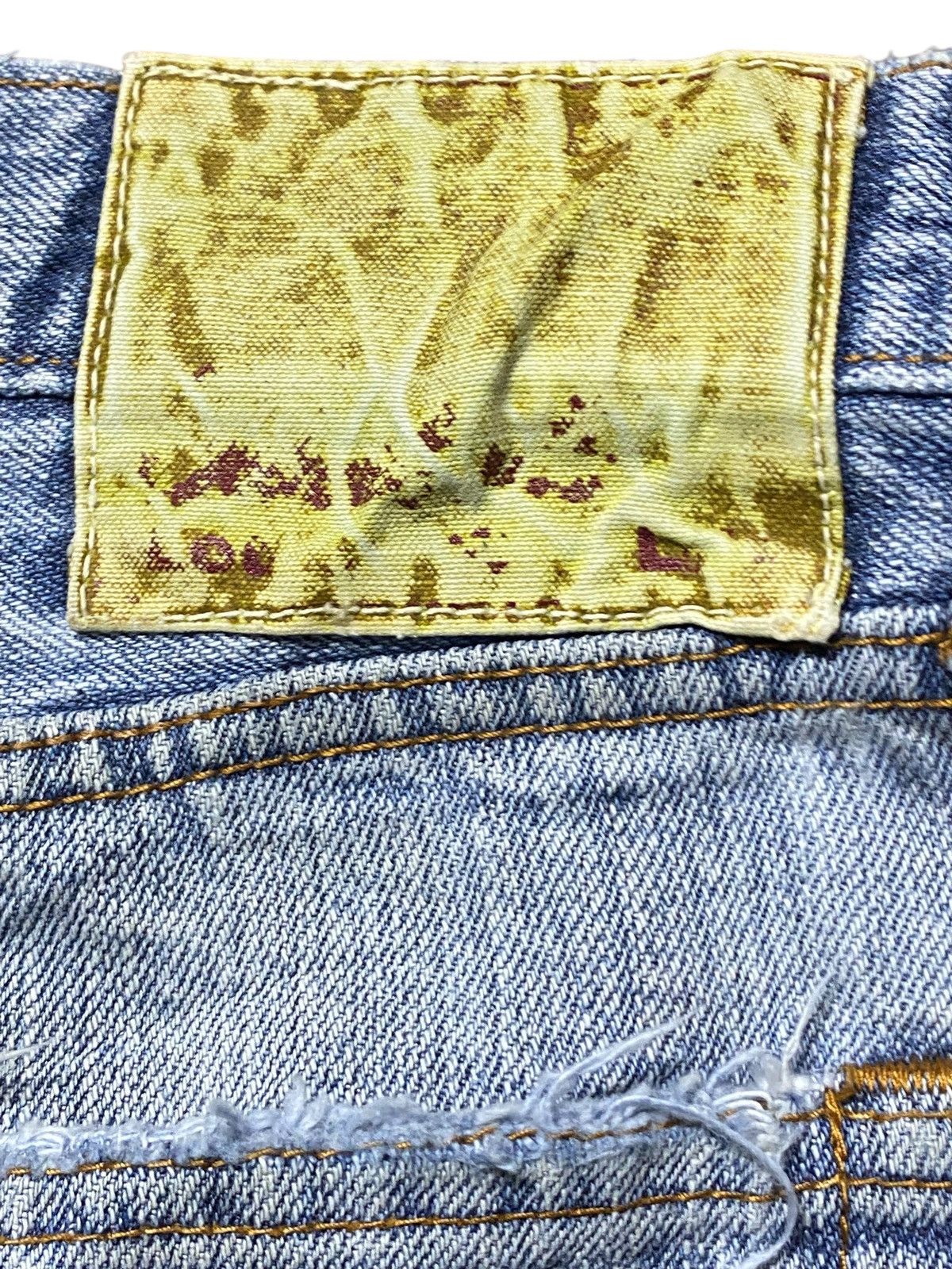 Japanese Brand Vintage Japanese Brand Shashiko Boro Distressed Jeans Size US 33 - 13 Thumbnail