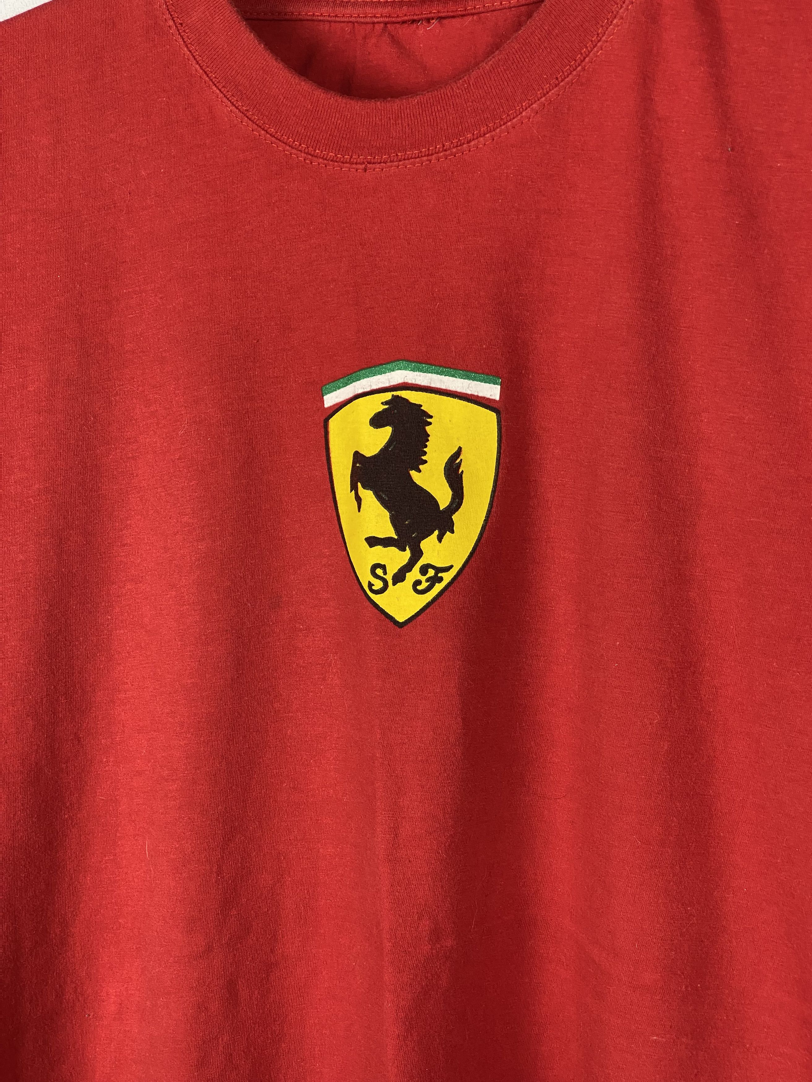 Formula 1 × Vintage 90s Vintage Team Ferrari F1 Racing Back Logo T-Shirt Size US M / EU 48-50 / 2 - 3 Thumbnail