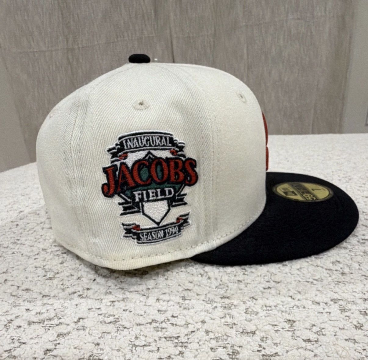 New Era New Era 59FIFTY Cleveland Guardians Jacobs Field Sz 7 Size ONE SIZE - 2 Thumbnail