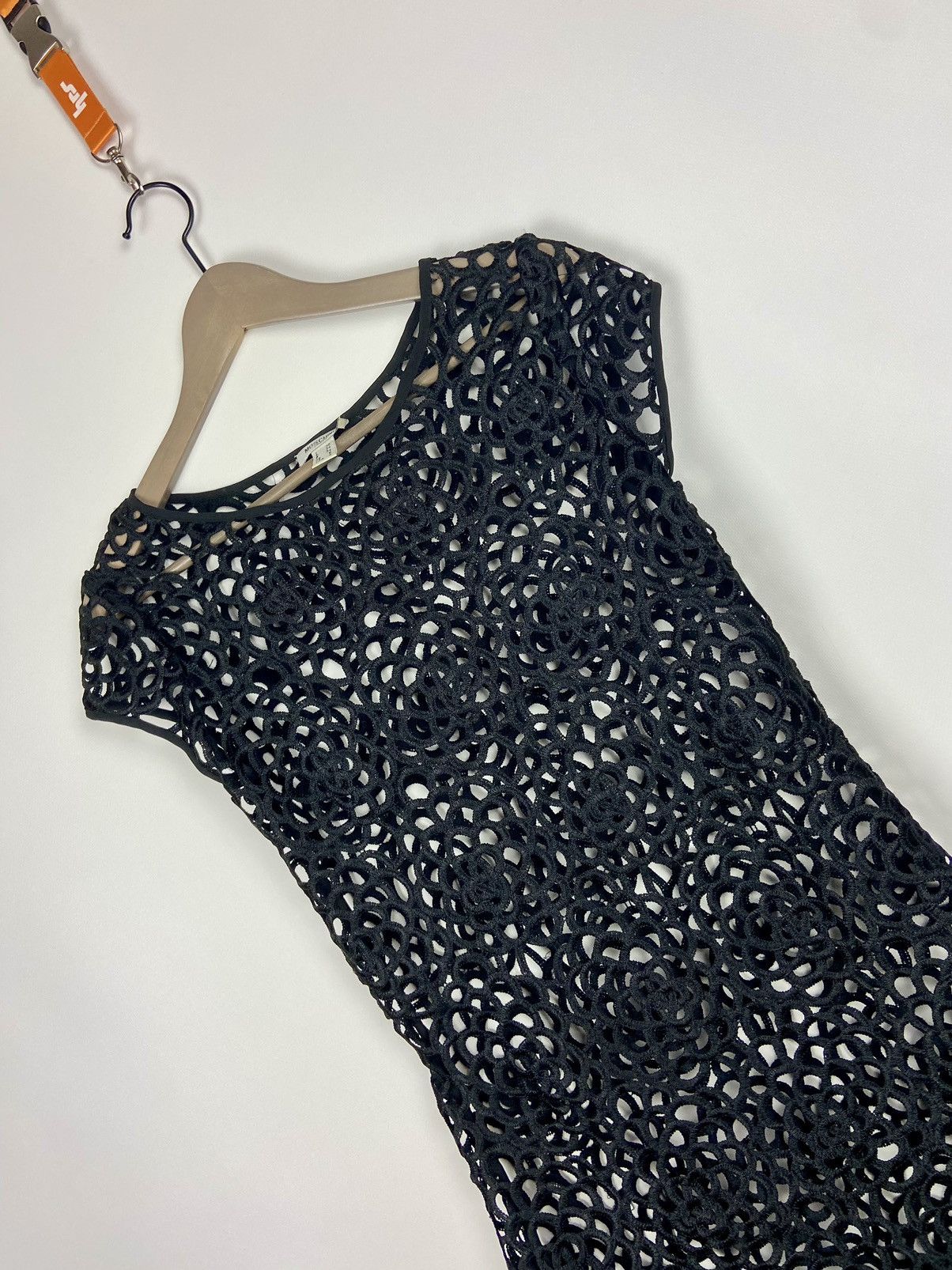 Designer × Moschino × Vintage Vintage Moschino Jeans Transparent Lace Dress Sz US-4/I-38 Size S / US 4 / IT 40 - 8 Thumbnail