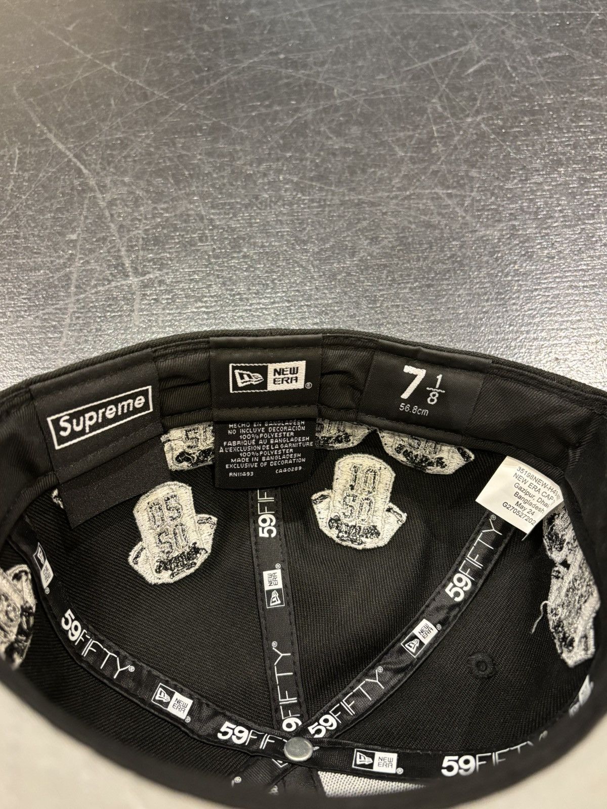 New Era × Supreme Supreme X New Era Jerseys Cap Size ONE SIZE - 5 Thumbnail