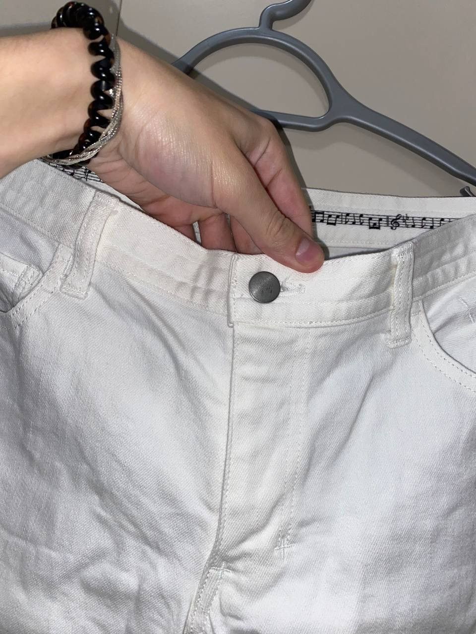 Number (N)ine × Playboy Number Nine x Playboy SS15 White Denim Jeans Very Rare Size US 32 / EU 48 - 7 Thumbnail