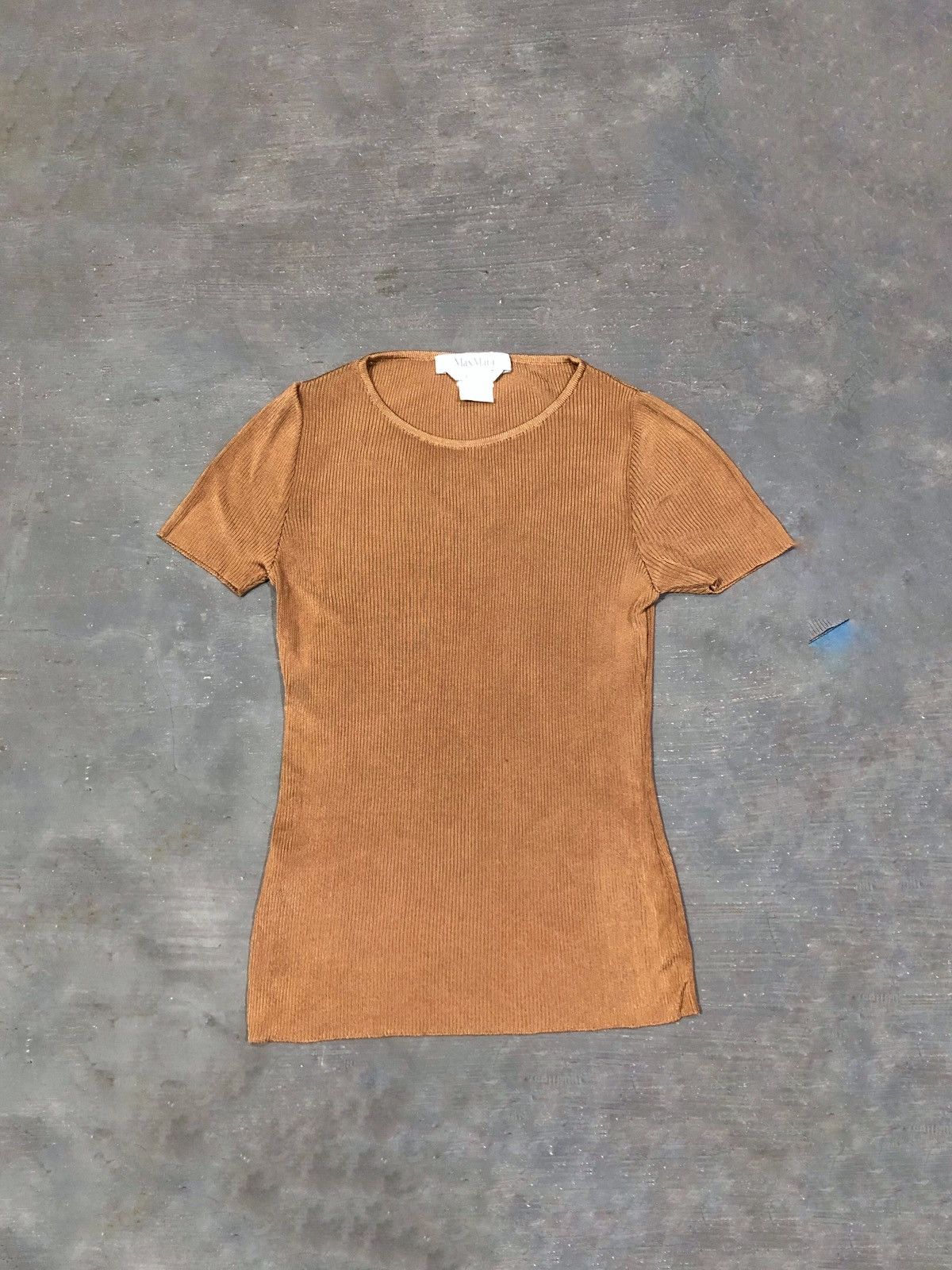 image of Max Mara Knit Tops in Brown, Women's (Size Small)