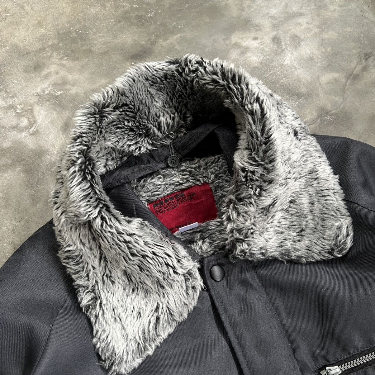 Hysteric Glamour 2000s HHS Type 0325 Apocalypse Style Fur Bomber Jacket Size US L / EU 52-54 / 3 - 4 Thumbnail
