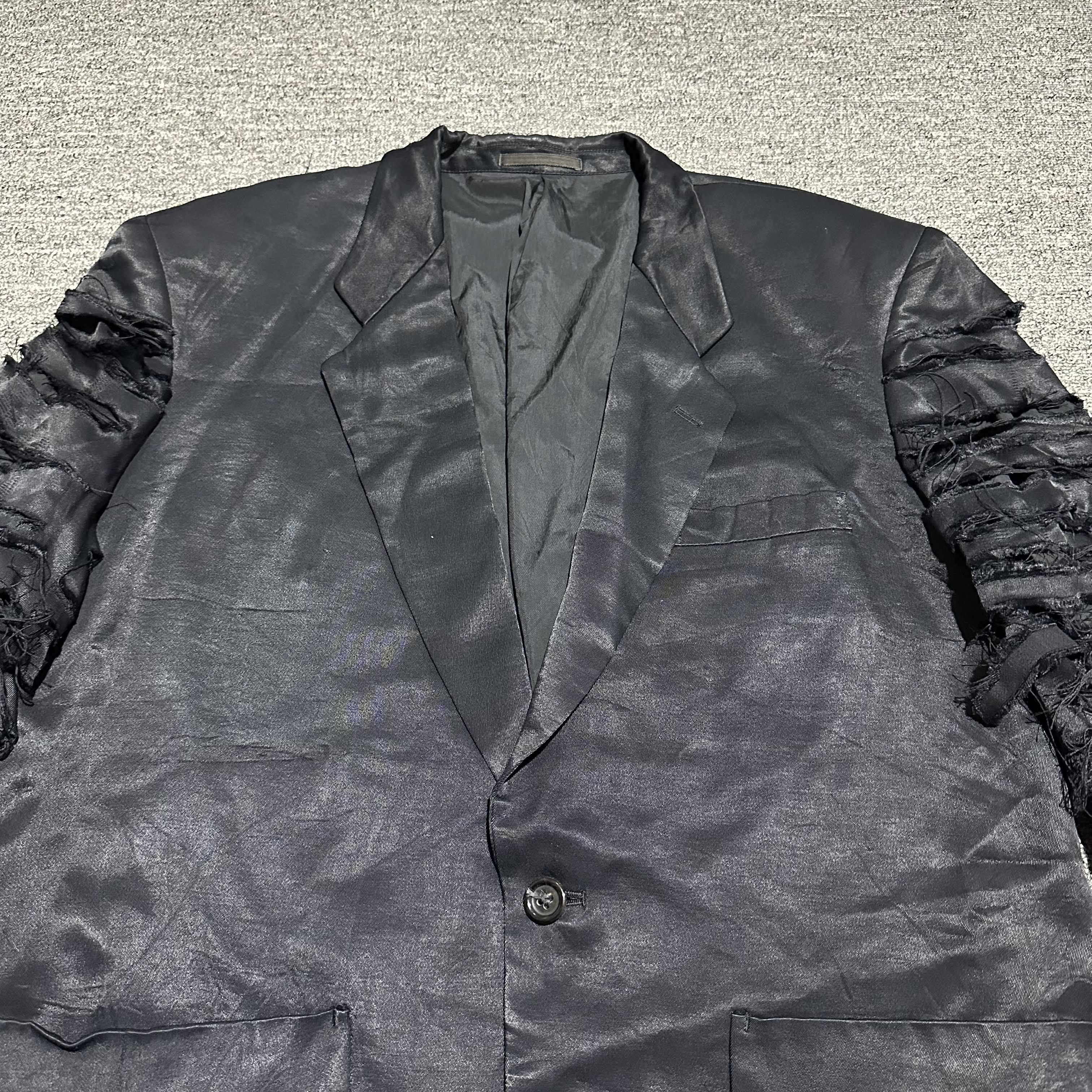 Comme des Garcons Homme Comme des Garcons Distressed Blazer Size US M / EU 48-50 / 2 - 5 Thumbnail