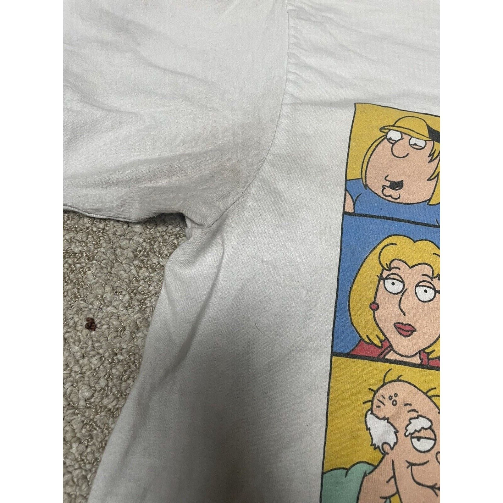 Changes 2008 Family Guy Full Cast T-Shirt Single Stitch Bootleg L Size US L / EU 52-54 / 3 - 2 Thumbnail