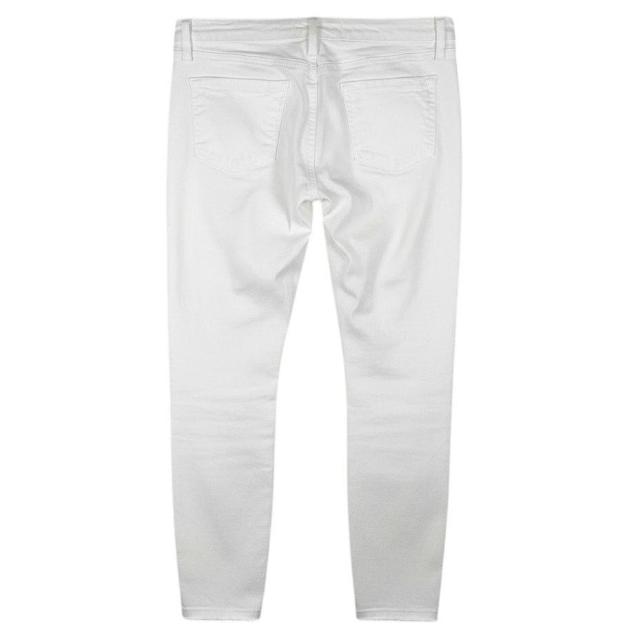 Other Just Black Nadine Skinny Jeans Women 26 / 28 White Step Hem Size 26" / US 2 / IT 38 - 4 Thumbnail