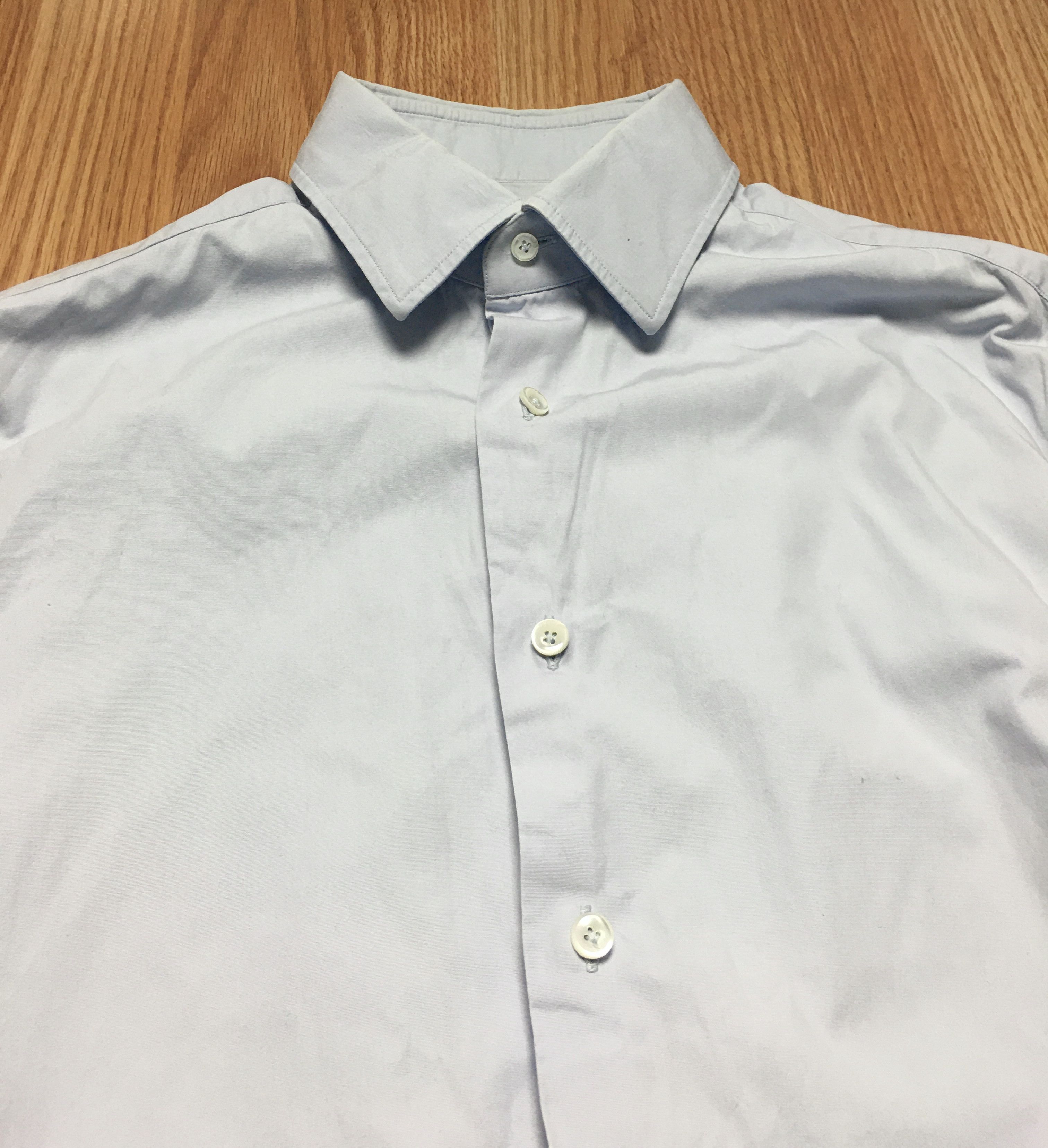 Valentino Valentino Light Blue Men Shirt Size 15 3/4 -40 Size 40R - 3 Thumbnail