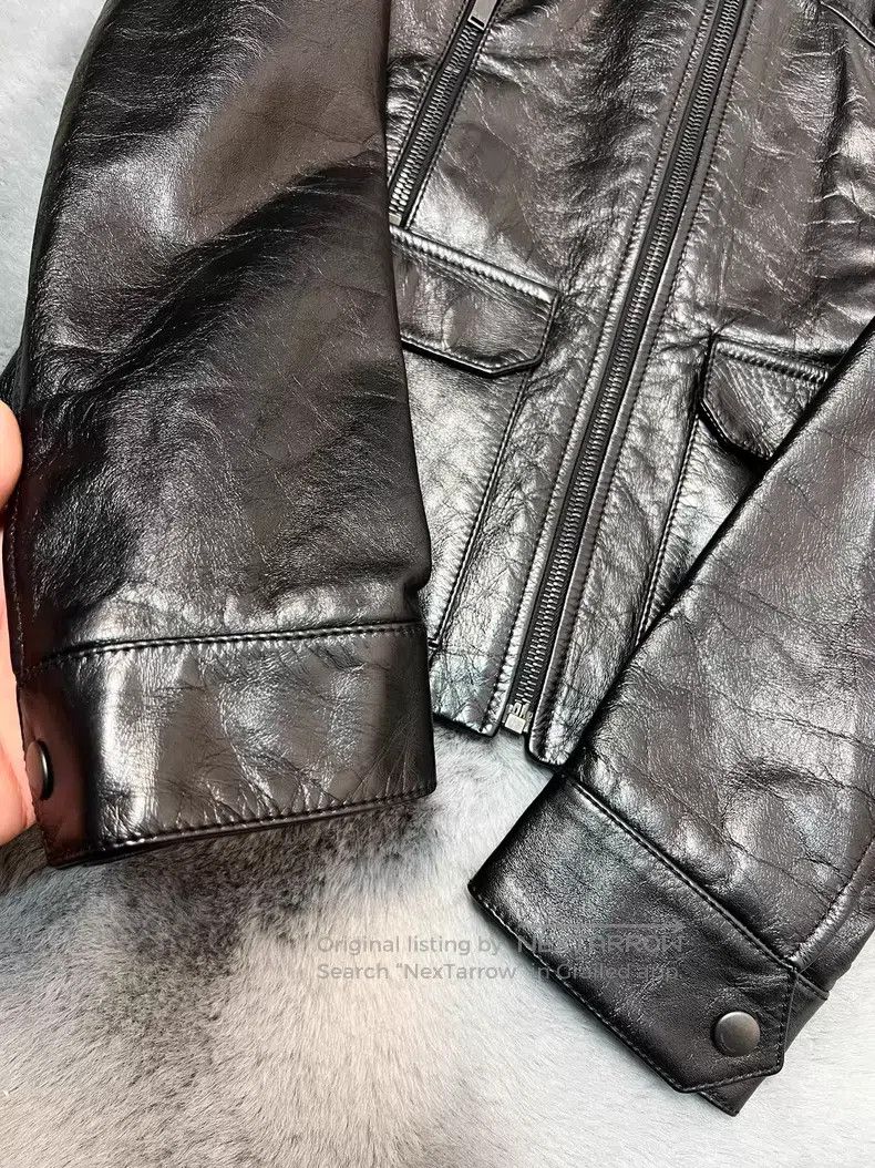 Saint Laurent Paris Saint Laurent Paris Cowhide Double Zipper Four Pocket Leat Size US S / EU 44-46 / 1 - 5 Thumbnail