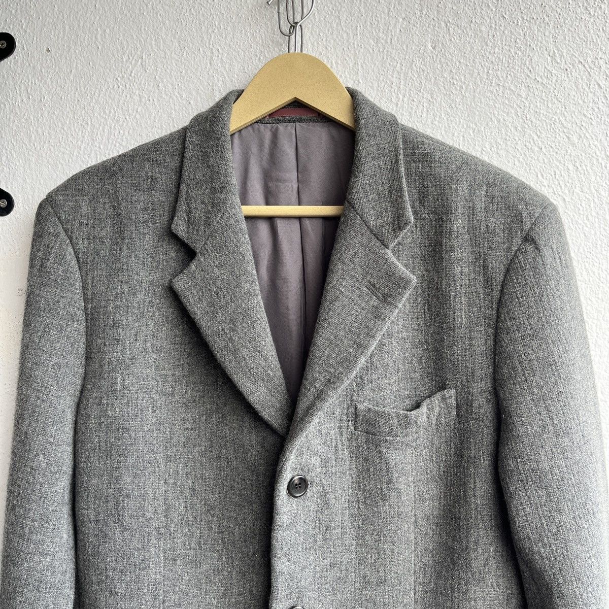 Issey Miyake VINTAGE ISSEY MIYAKE IM MEN WOOL BLAZER JACKET Size US M / EU 48-50 / 2 - 18 Thumbnail