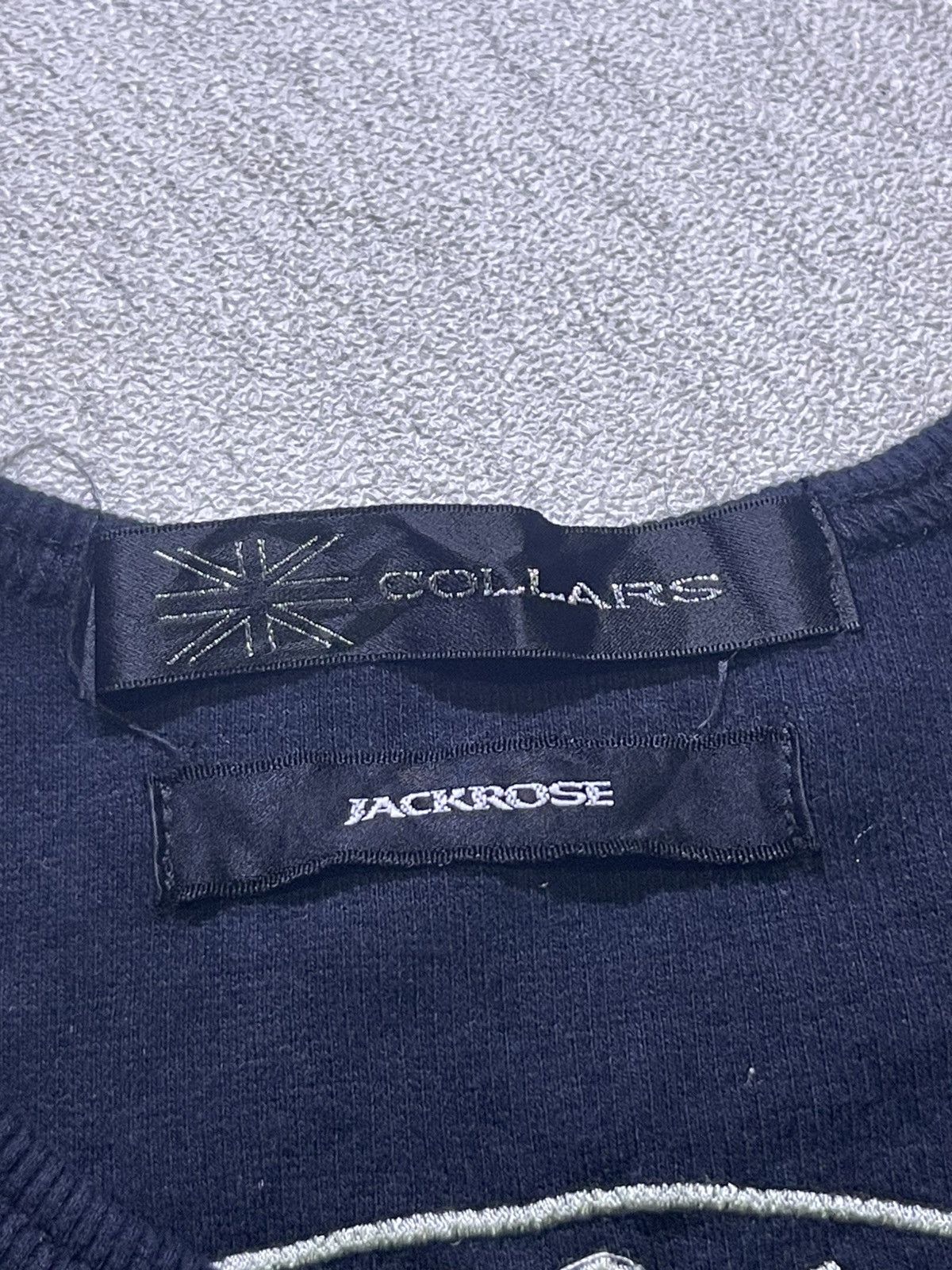 Japanese Brand Y2K collar tank top with embroidered pattern Size US S / EU 44-46 / 1 - 6 Thumbnail