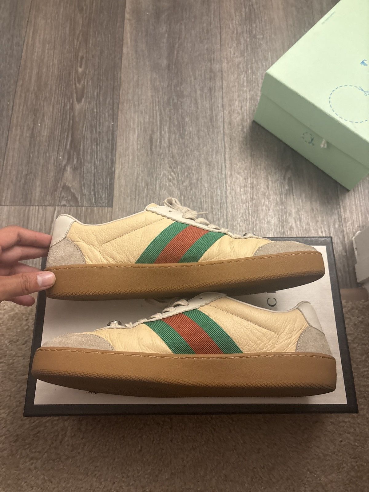 Gucci Gucci G74 Sneakers euro size 9 fits 10-10.5 US Size US 10.5 / EU 43-44 - 2 Thumbnail