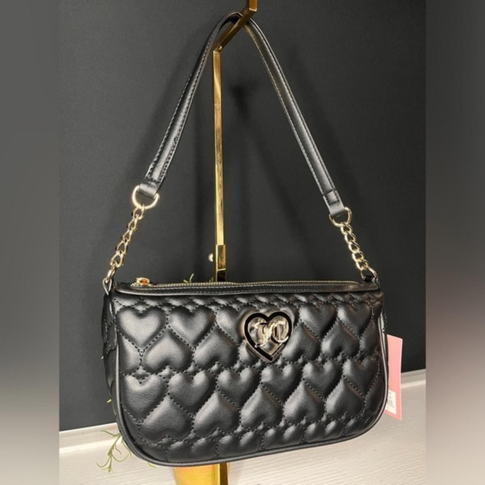 Juicy Couture Juicy Couture Flawless Black Shoulder Bag NWT Size ONE SIZE - 1 Thumbnail