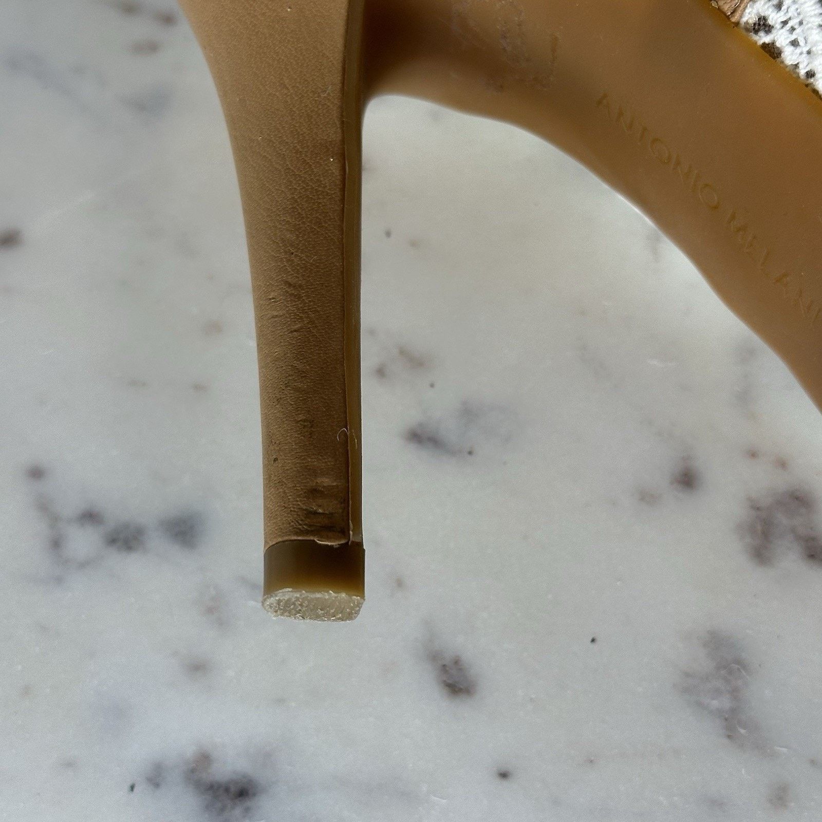 Other Antonio Melani 7.5 Cream Lace Peep-Toe Heels Bridal Boho Size US 7.5 / IT 37.5 - 7 Thumbnail
