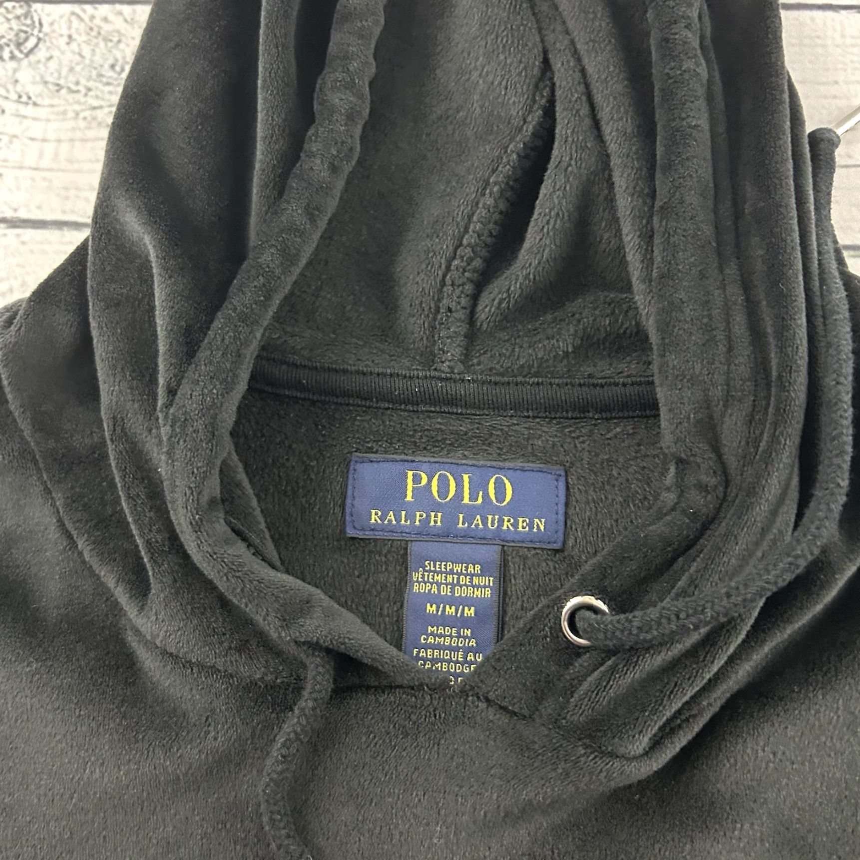 Polo Ralph Lauren Polo Ralph Lauren Sweatshirt Hoodie Fleece Black Men's M Size US M / EU 48-50 / 2 - 4 Thumbnail