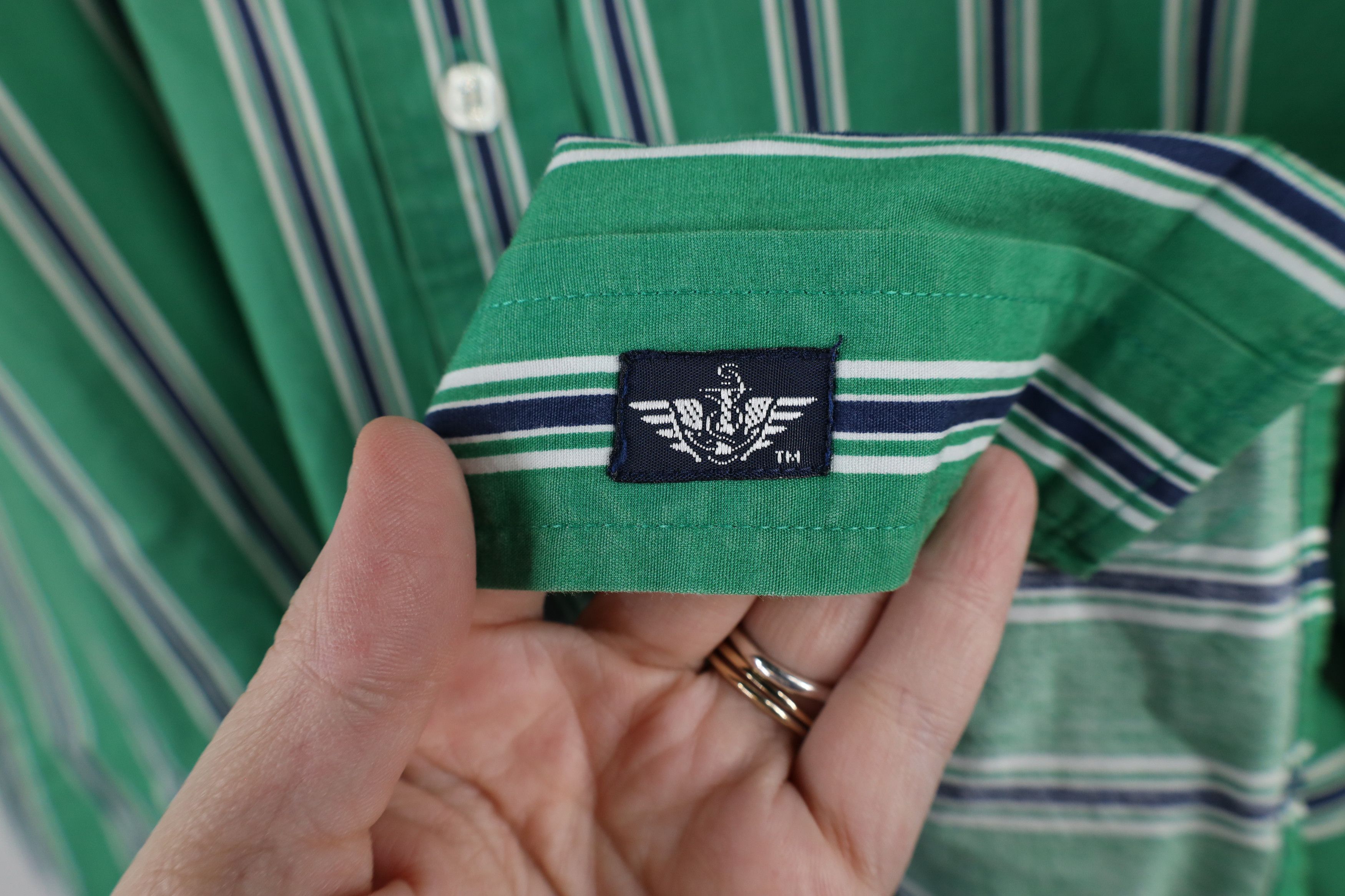 Vintage Vintage 90s Streetwear Fit Striped Short Sleeve Button Shirt Size US M / EU 48-50 / 2 - 4 Thumbnail