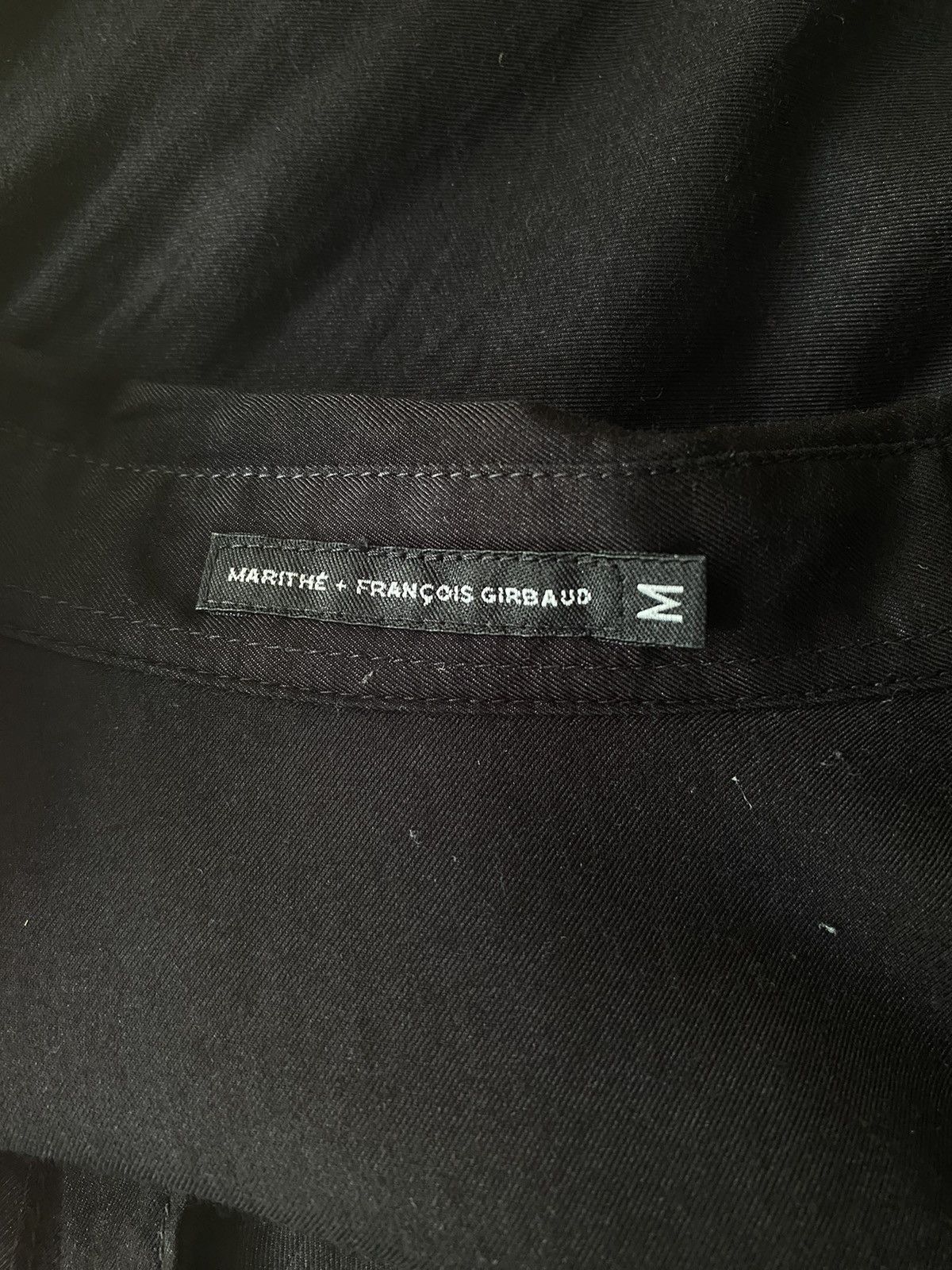 Marithe + Francois Girbaud MARITHE+ FRANÇOIS GIRBAUD Black Blouse Size M / US 6-8 / IT 42-44 - 3 Thumbnail