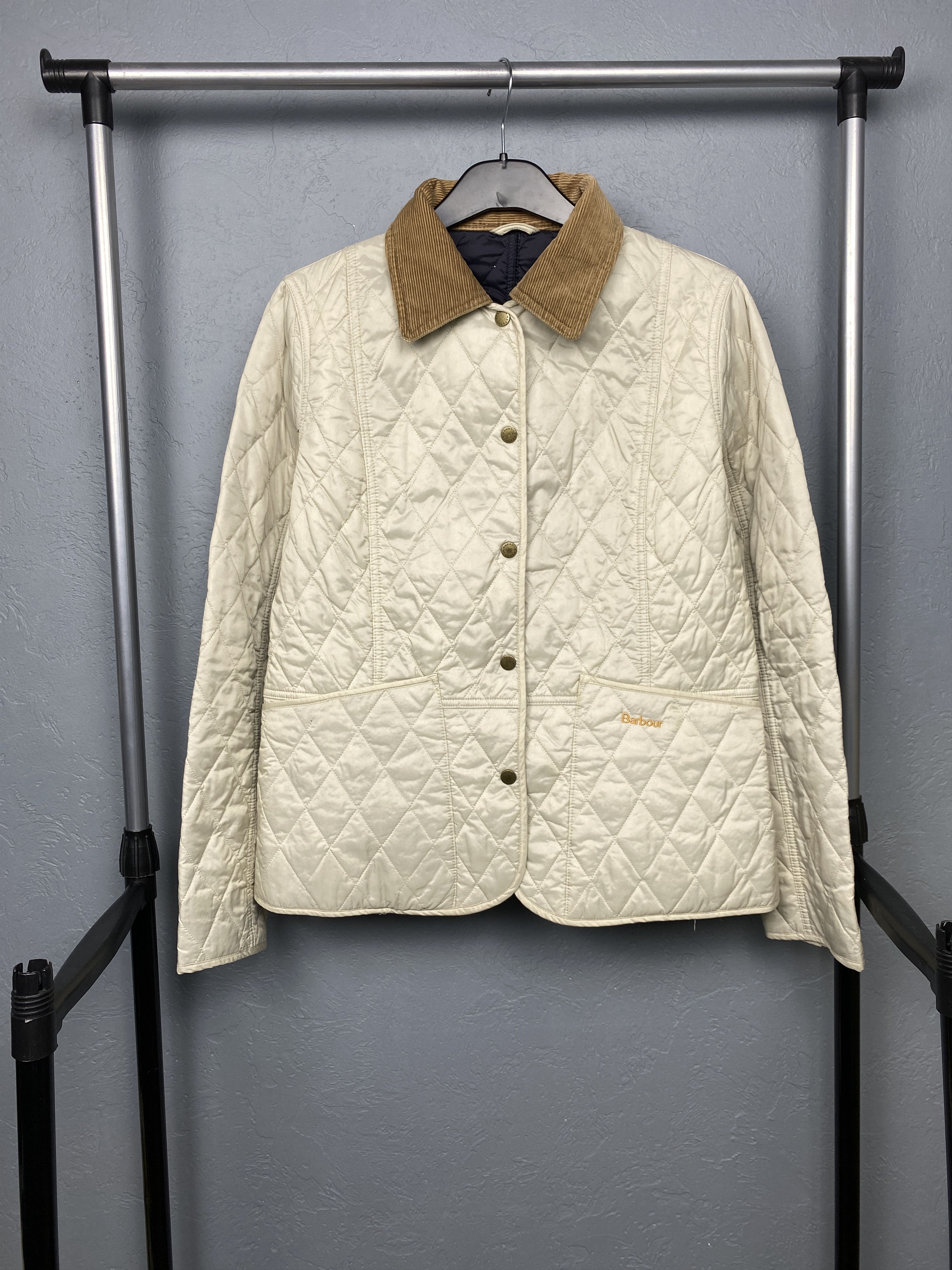 Barbour Barbour Vintage Womens Summer Liddesdale Quilted Jacket Size L / US 10 / IT 46 - 1 Thumbnail