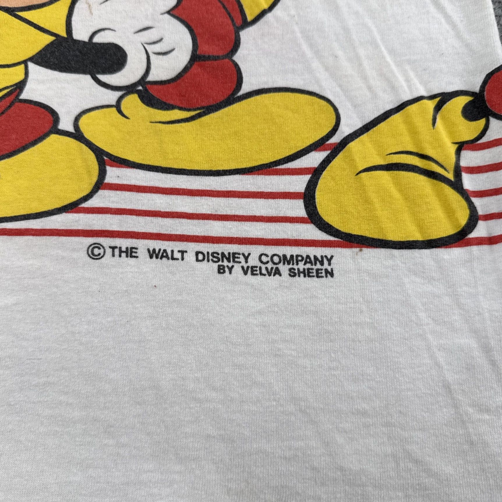 Doublet VTG Velva Sheen Mickey Moues Shirt Mens Wrap Around Double Sided 80s Size L Size US L / EU 52-54 / 3 - 3 Thumbnail