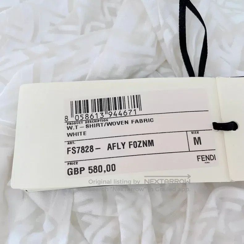 Fendi Fendi White Monogrammed Jumpsuit Size M / US 6-8 / IT 42-44 - 9 Thumbnail