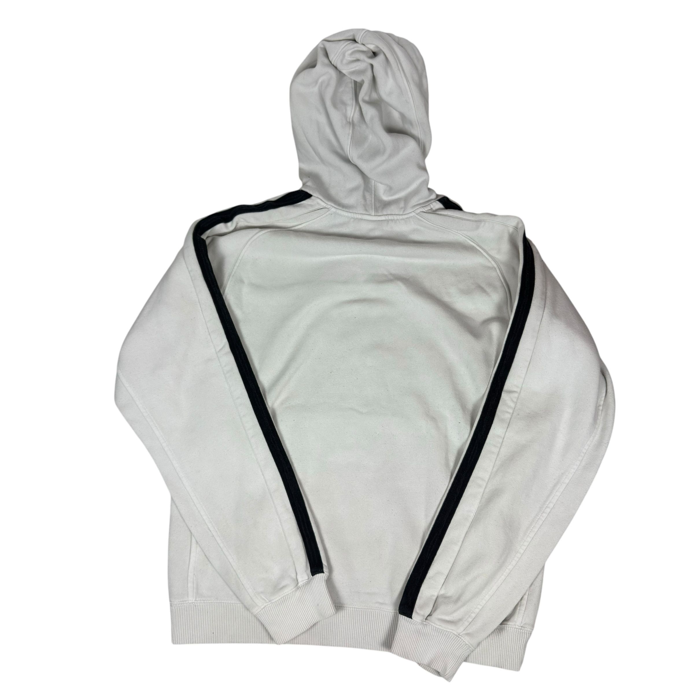 Nike × Vintage Nike Men White Swoosh Spellout Long Sleeve Pullover Hoodie M Size US M / EU 48-50 / 2 - 8 Thumbnail