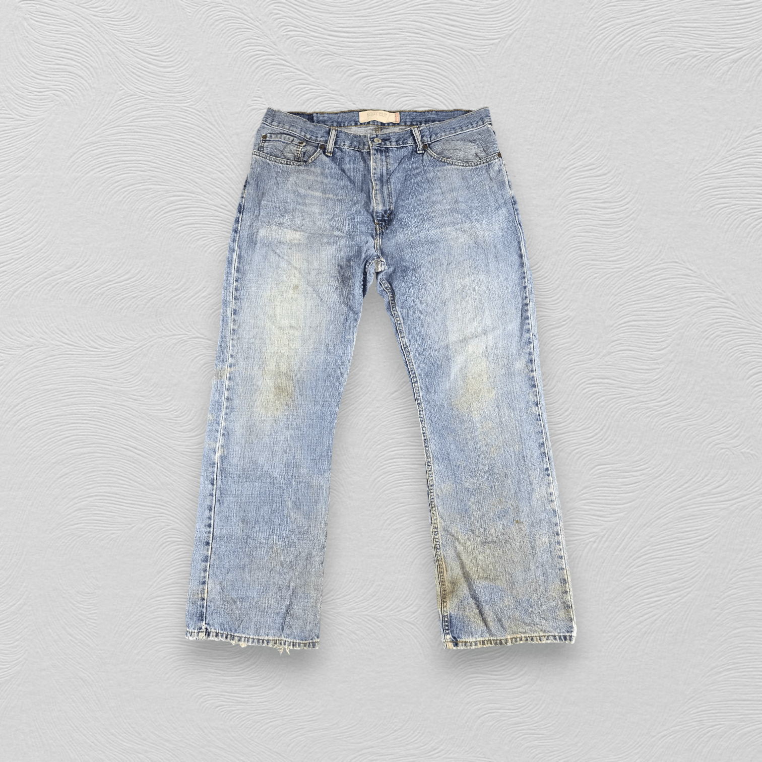 Levi's Vintage Levis 527 Jeans Dirty Blue Flare Denim KJ223 Size US 38 / EU 54 - 1 Thumbnail