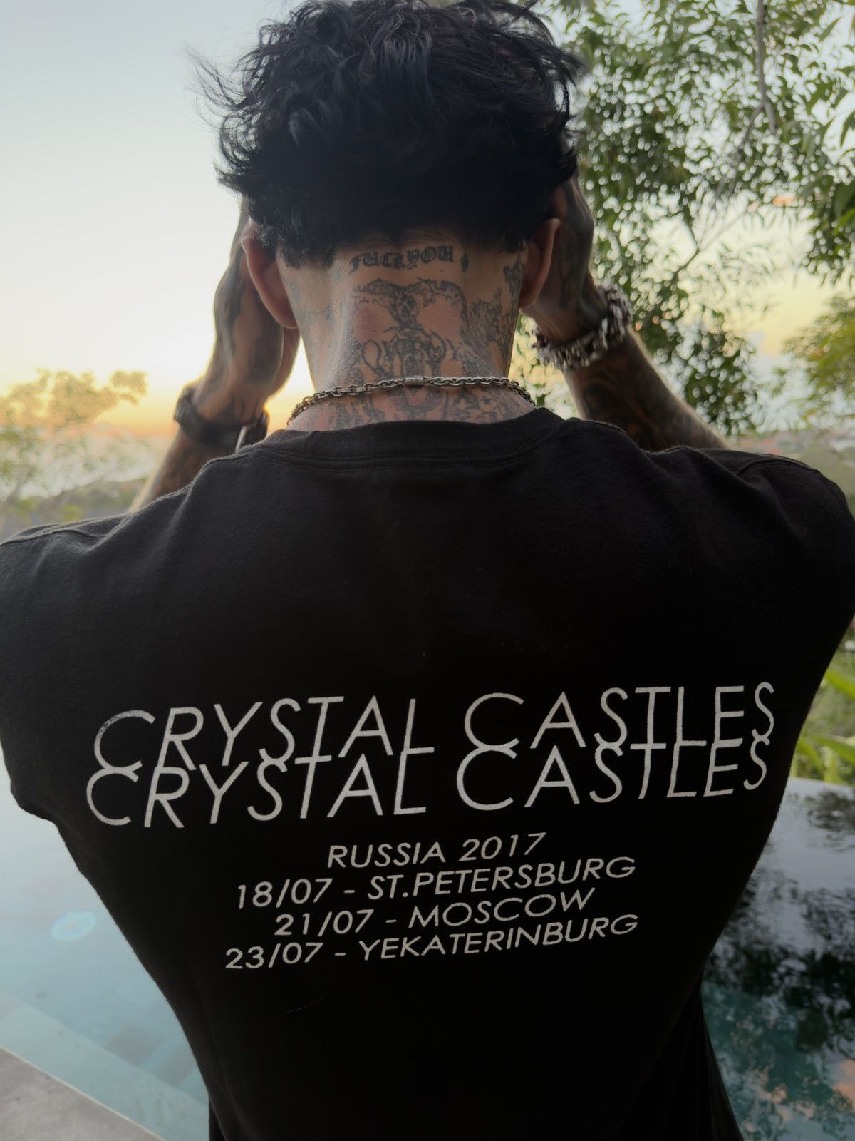 Vintage Crystal Castles Russia Tour 2017 Tee Shirt XL | Grailed