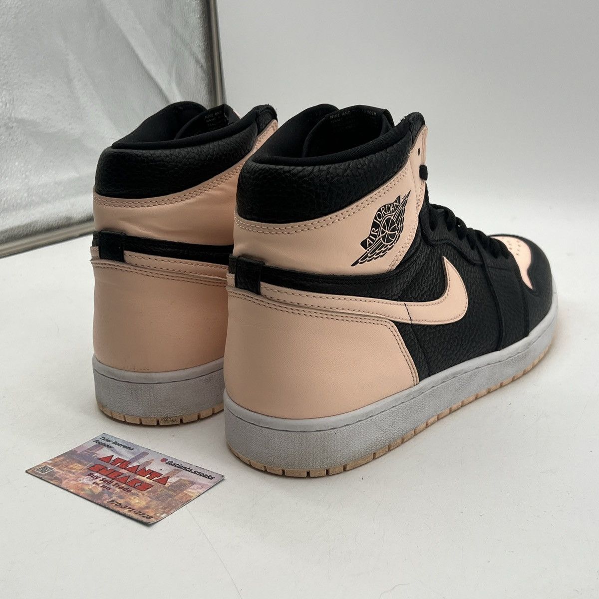 Nike Air Jordan 1 high crimson tint Size US 12.5 / EU 45-46 - 5 Thumbnail