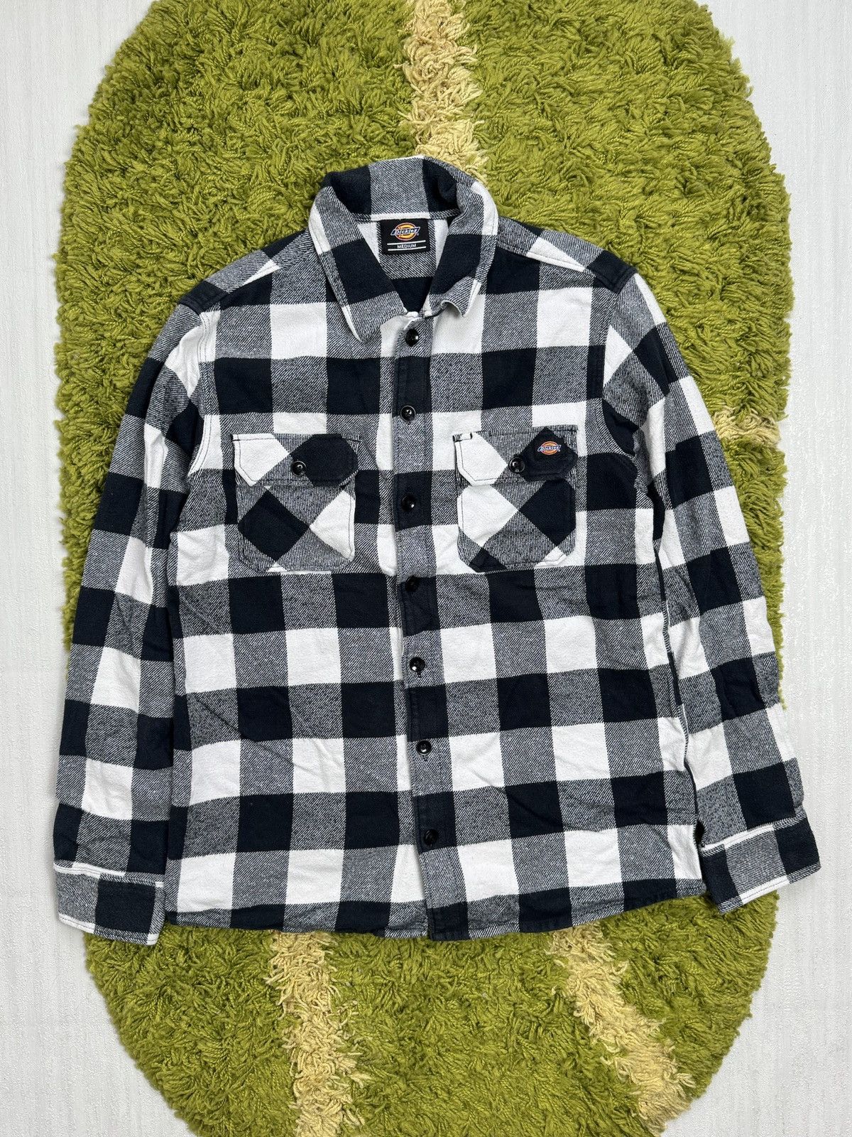 Vintage Dickies flannel overshirt shirt vintage Size US M / EU 48-50 / 2 - 1 Thumbnail