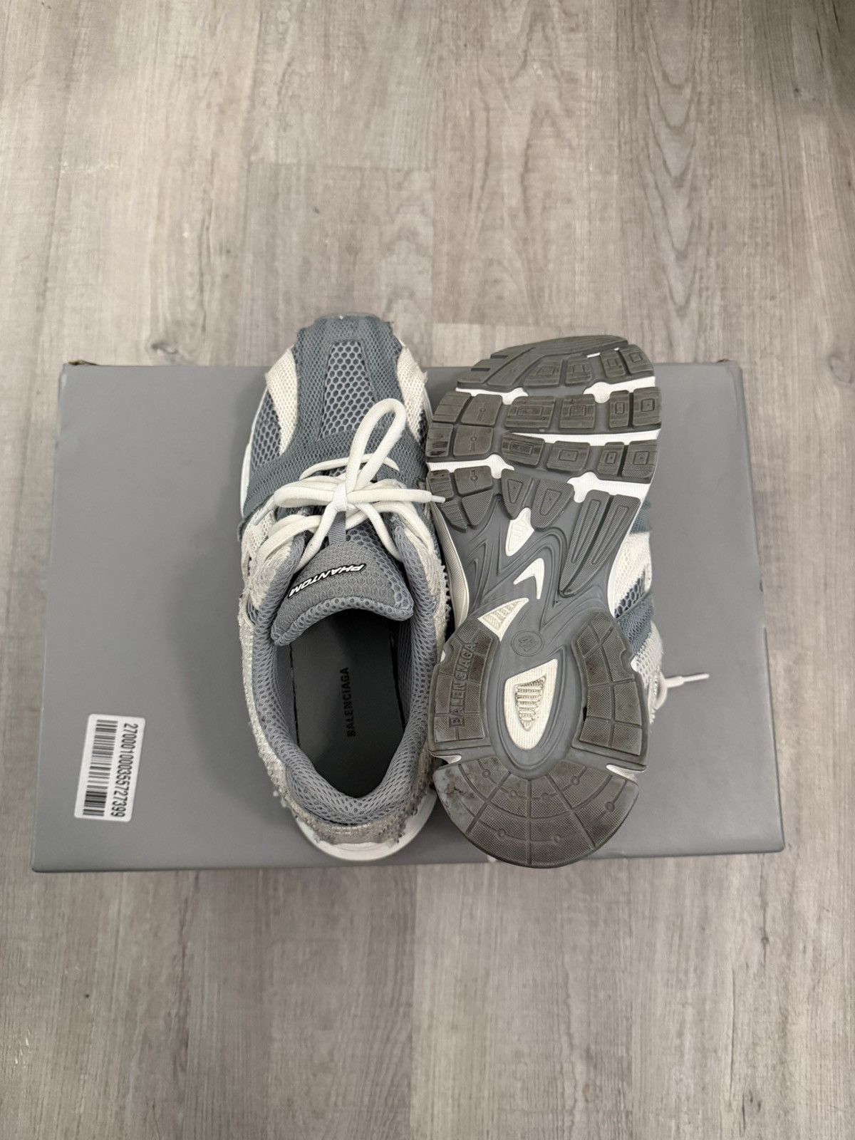 Balenciaga Baleniaga phantom sneaker grey/white Size US 8 / EU 41 - 7 Thumbnail