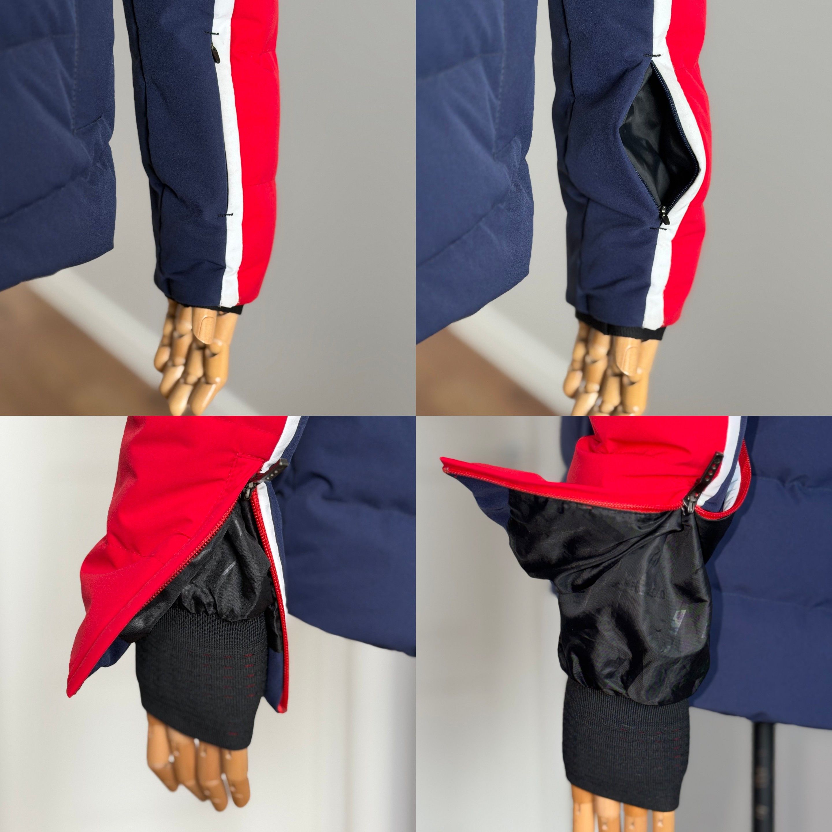 Descente DESCENTE Carter Ski Hooded Jacket Electric Red Dark Night Size US L / EU 52-54 / 3 - 19 Thumbnail