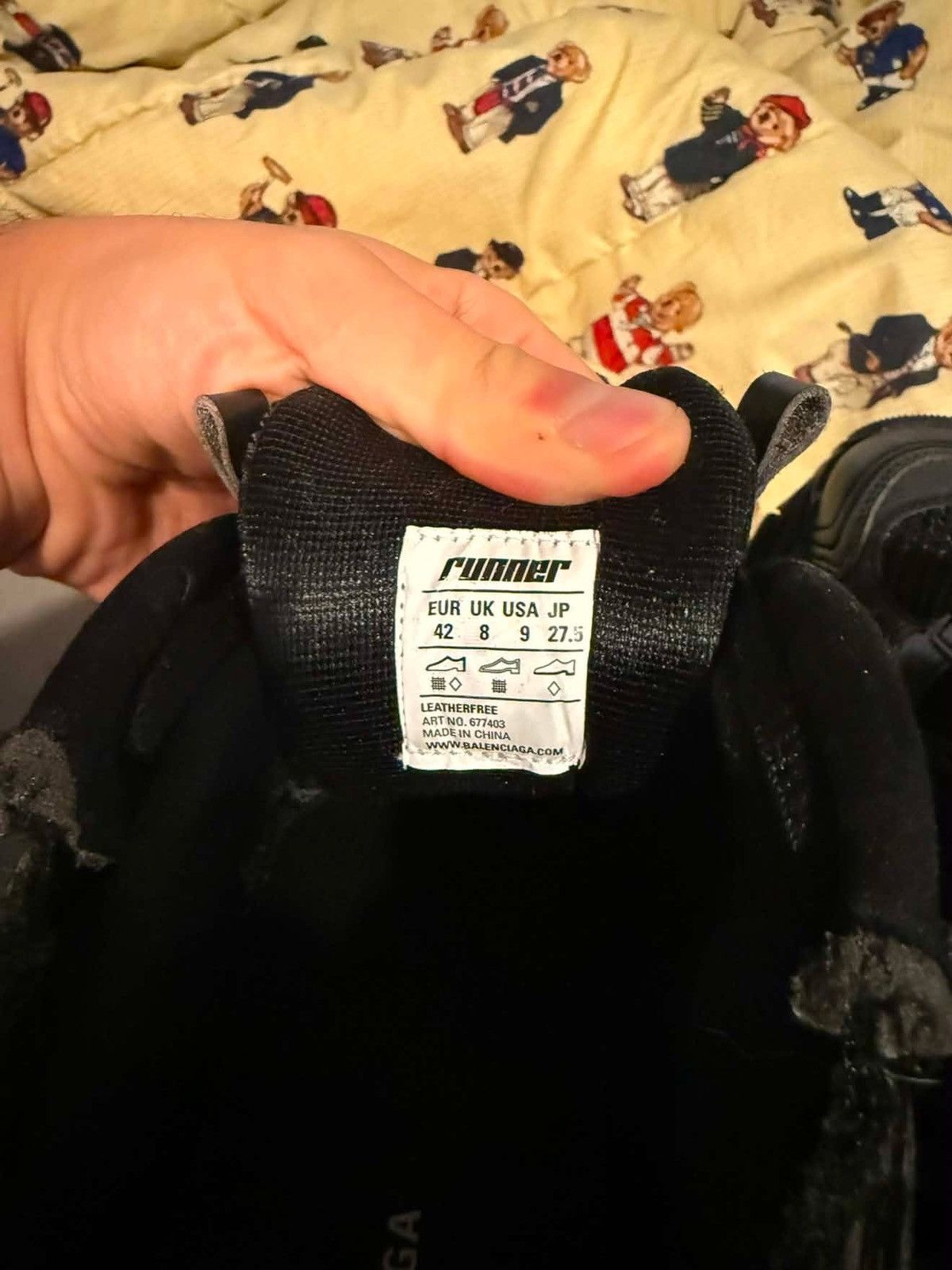 Balenciaga Balenciaga Triple Black Runner Size US 9 / EU 42 - 5 Thumbnail