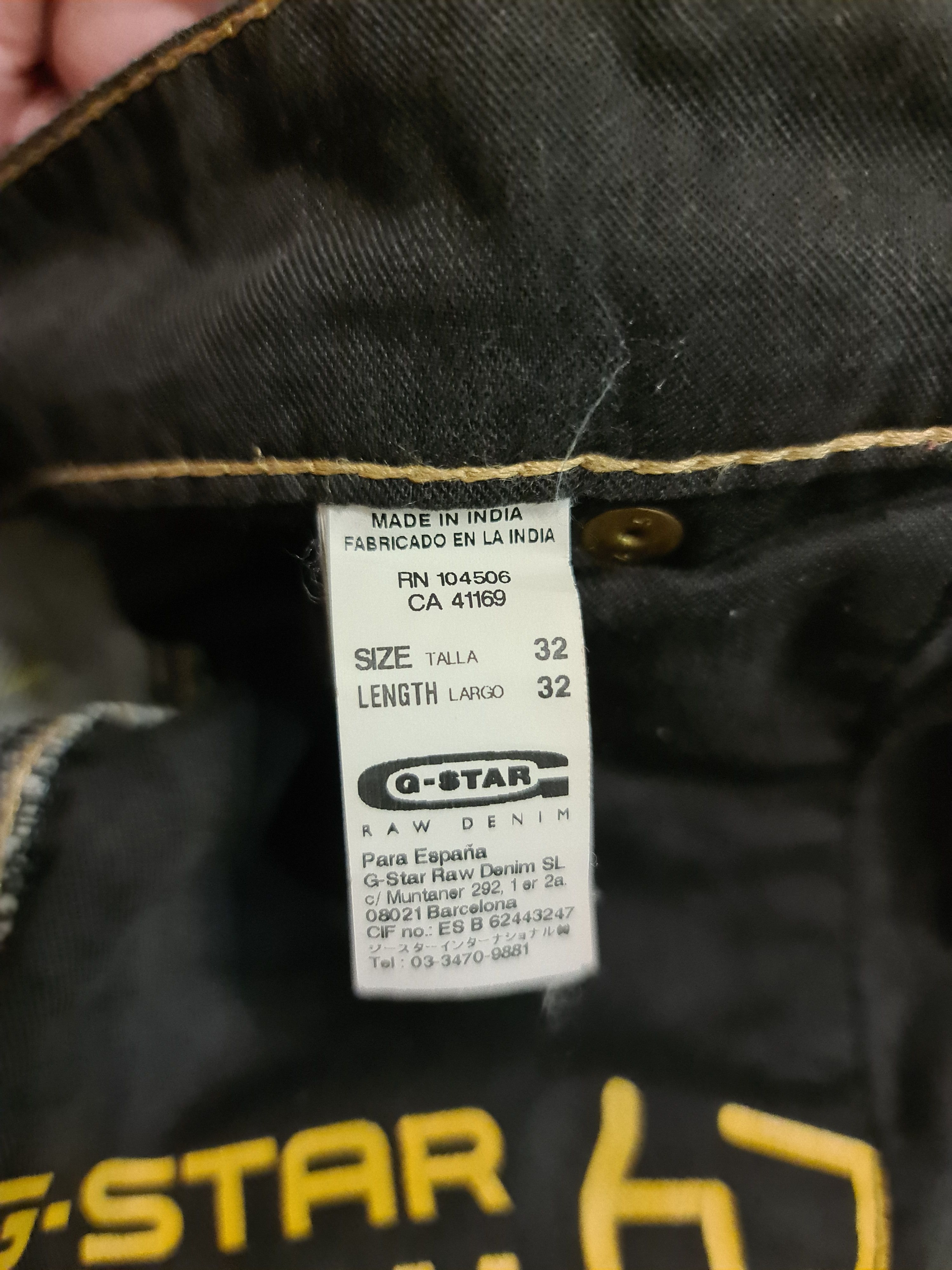 G-Star G STAR RAW DENIM JEANS 96 ELWOOD Size US 32 / EU 48 - 14 Thumbnail