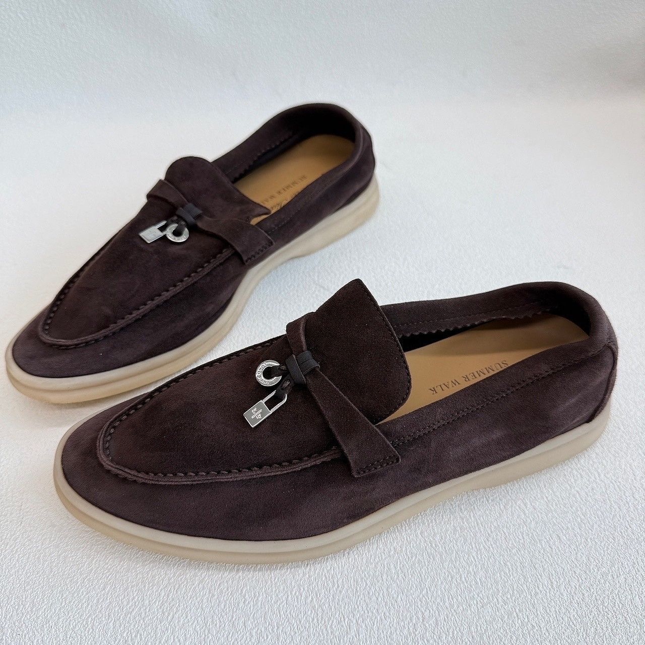 Loro Piana Loro Piana Summer Charms Walk Suede Loafers Size 36.5 Size US 6.5 / IT 36.5 - 1 Thumbnail
