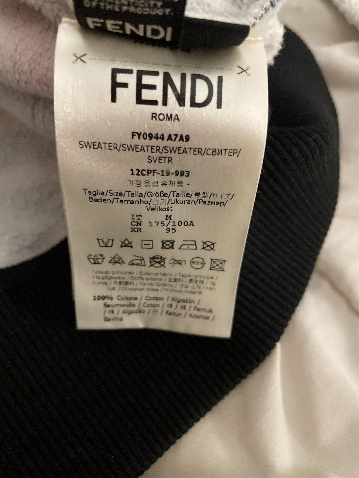 Fendi Fendi Logo Sweater Size US M / EU 48-50 / 2 - 4 Thumbnail