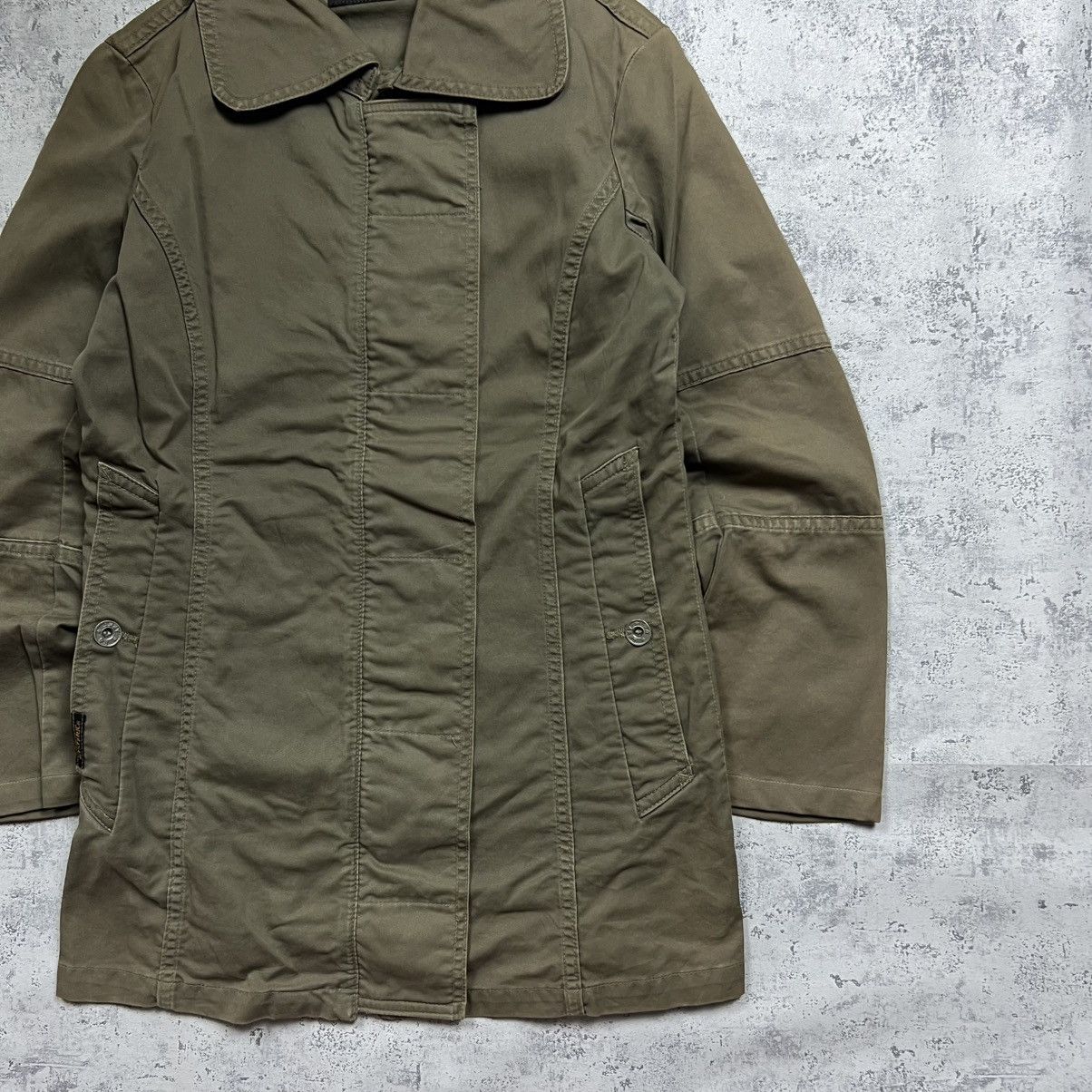 Hysteric Glamour 00s Hysteric Glamour Vintage Avant Garde Faded Retro Coat Size S / US 4 / IT 40 - 3 Thumbnail