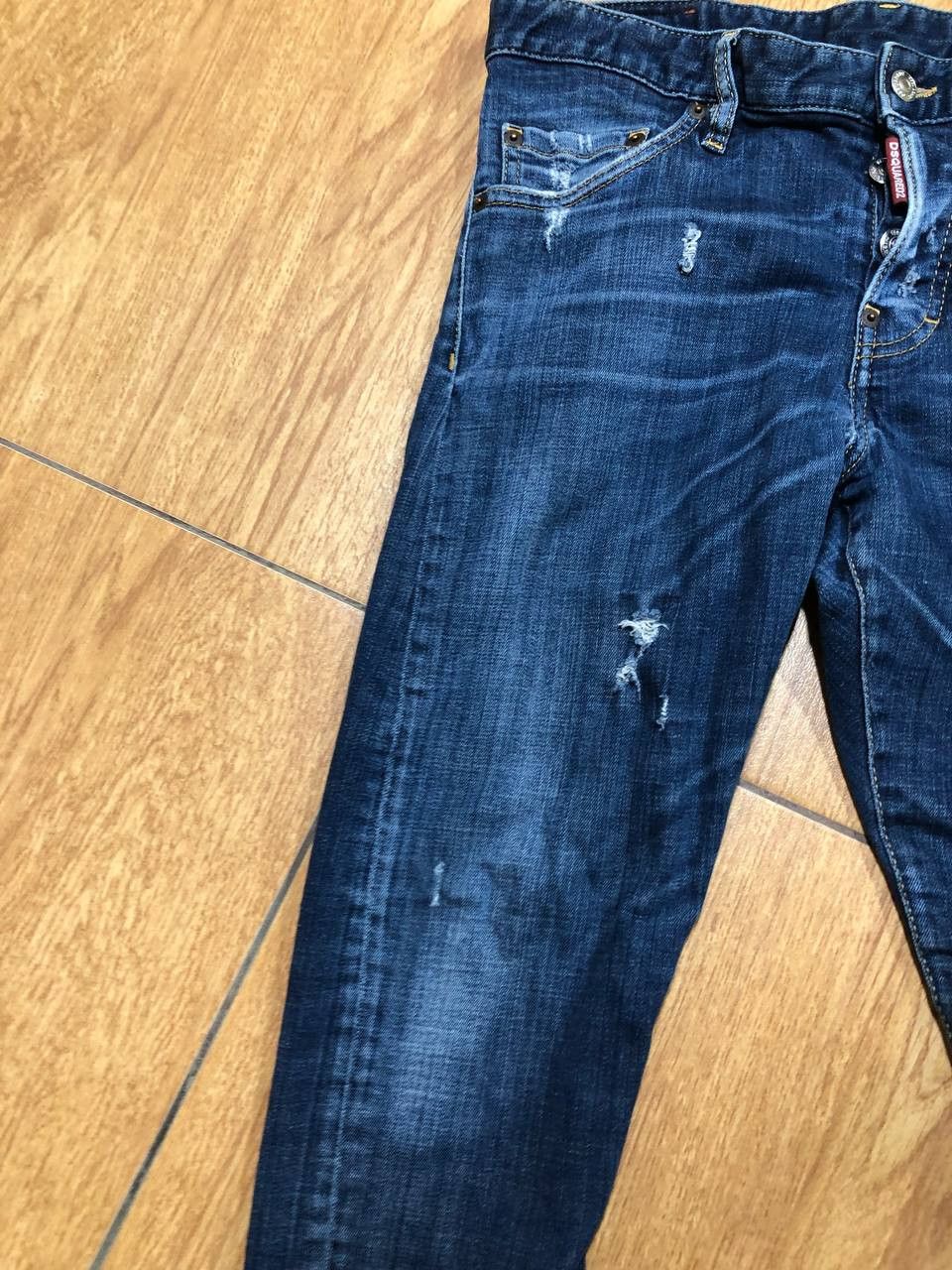 Dsquared2 Dsquared2 Skinny Faded Cotton Ripped Distressed Skinny Jeans Size US 32 / EU 48 - 18 Thumbnail